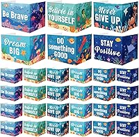 Vista 16 de Honoson 24 Piezas a Granel Carpetas de Privacidad Inspiradoras para Estudiantes Tableros de Cartón de Privacidad para Exámenes Palabras