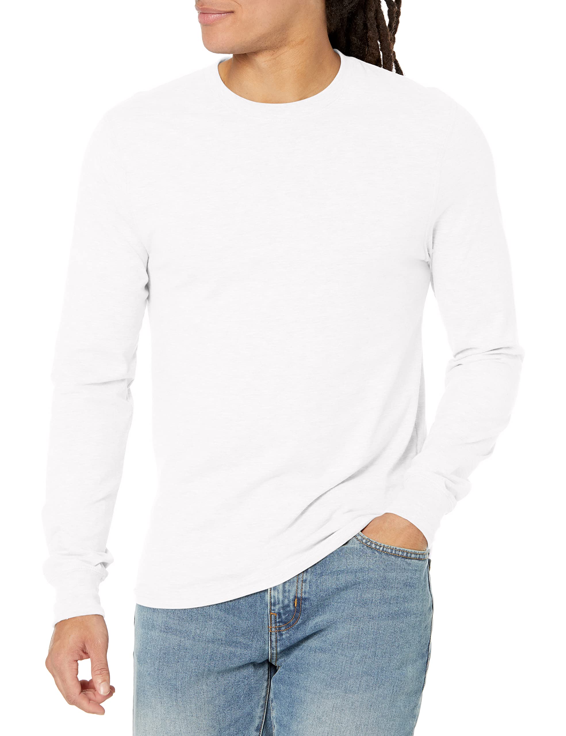 Hanes T-shirt męski, Biały/wystawny ogród, 3XL