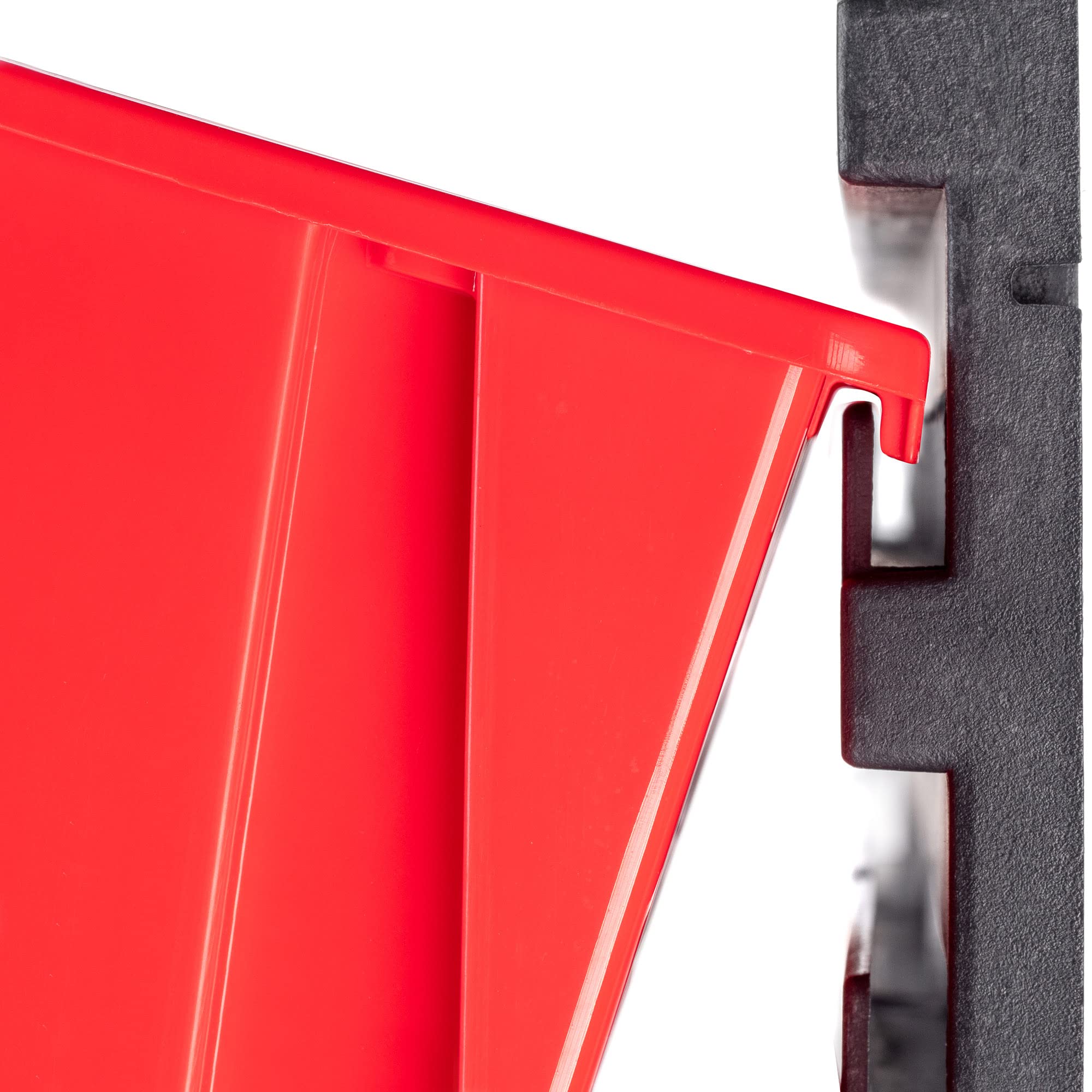 KADAX Regał ścienny warsztatowy, 58 x 78 cm, system magazynowy z wytrzymałego tworzywa sztucznego, odporny na promieniowanie UV, regał warsztatowy, rozszerzalne płyty ścienne, regał do garażu