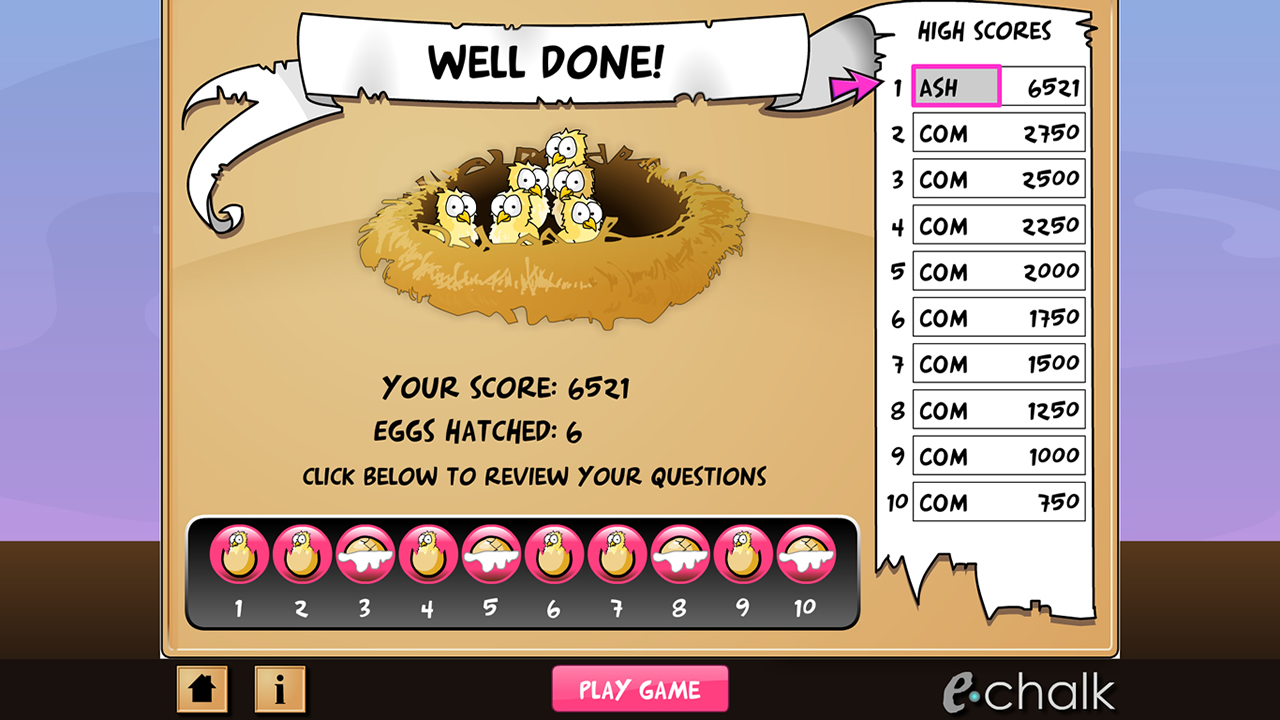 Chicken Coop Fractions Games App on the Amazon Appstore