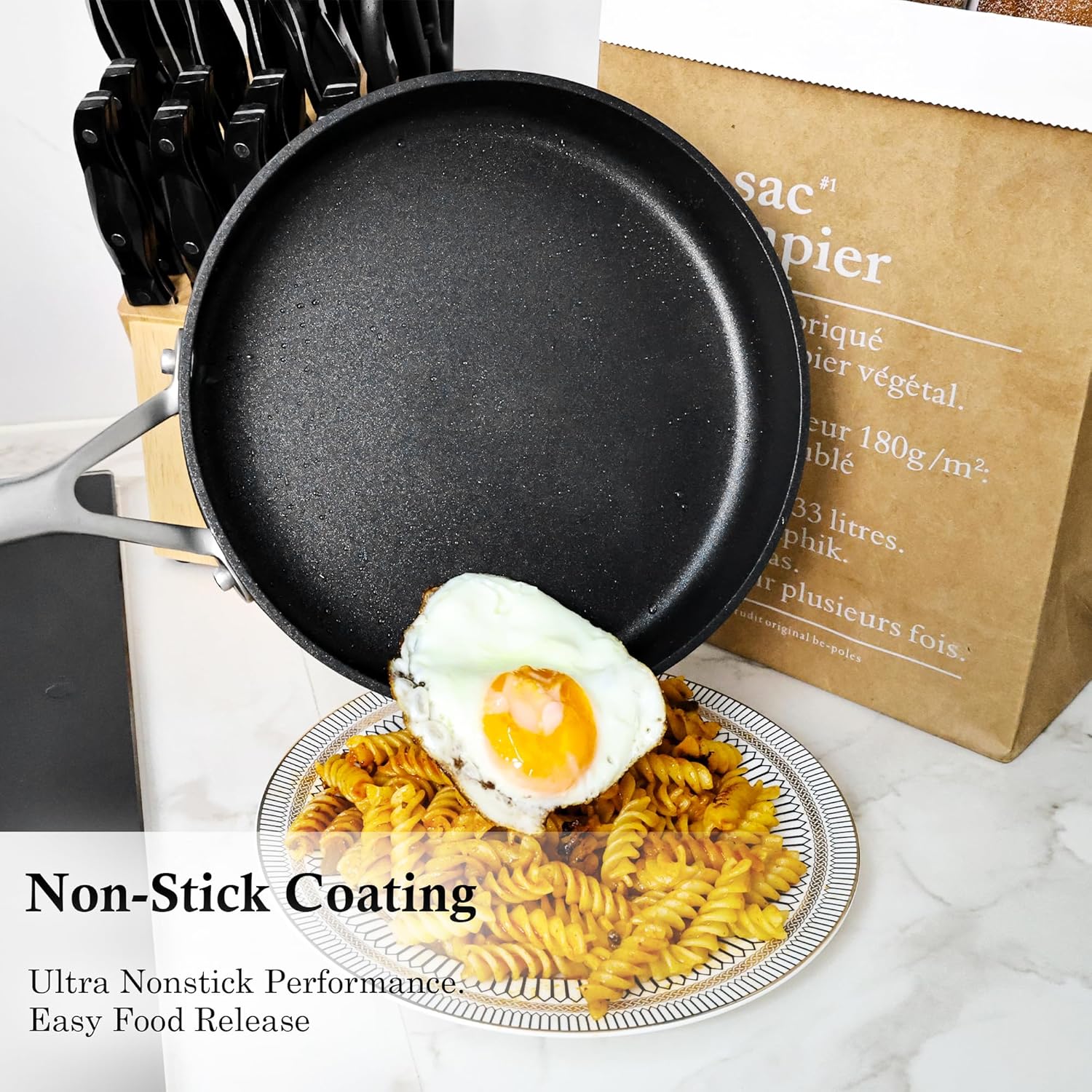 Nonstick Pan Makes Cooking Easy