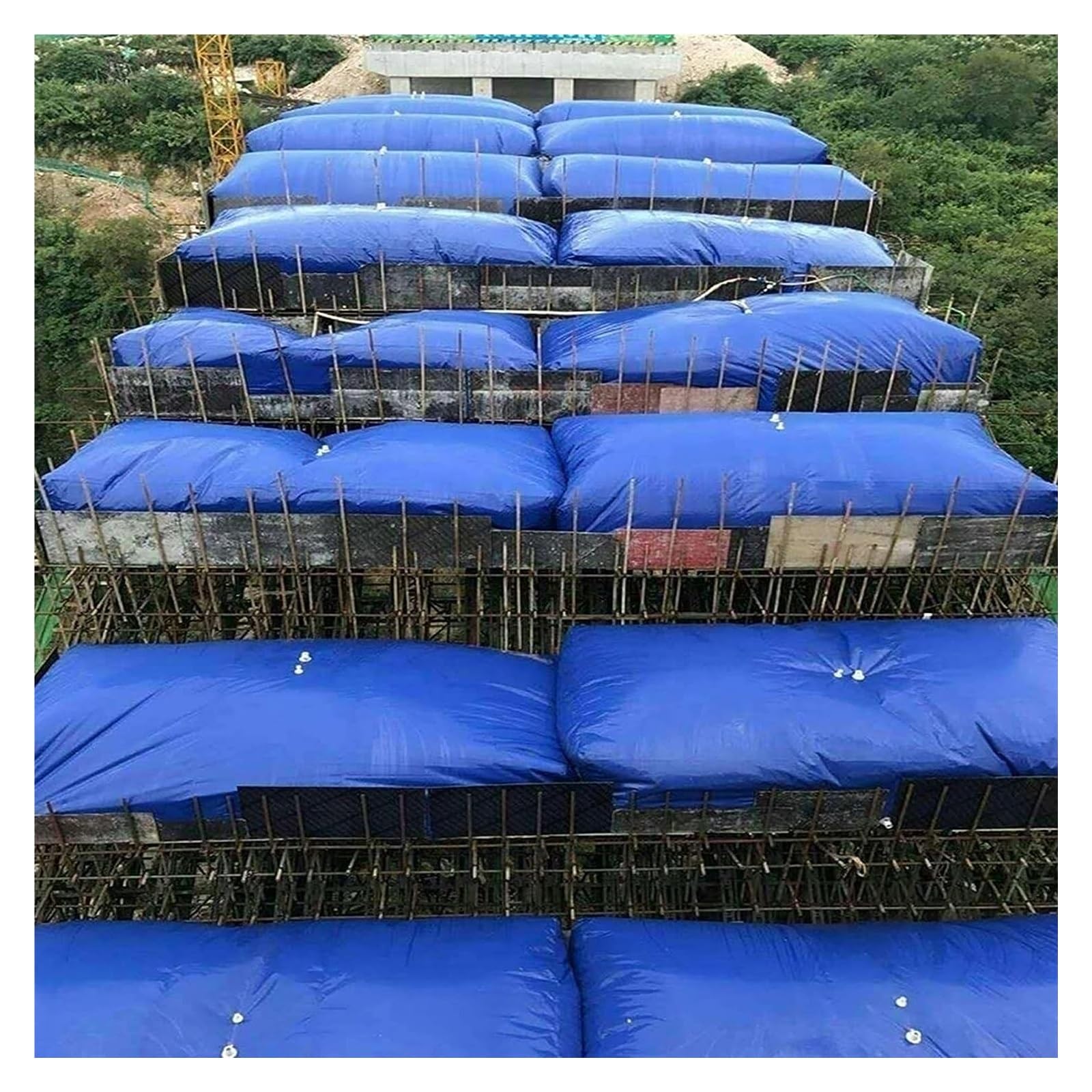 BidóN De Agua Plegable Bolsa De Almacenamiento De Agua De Gran Capacidad, Vejiga De Agua Plegable Portátil For Exteriores Contenedor De Agua Plegable Tanque De Agua De Vehículo De PVC Engrosado For Ri
