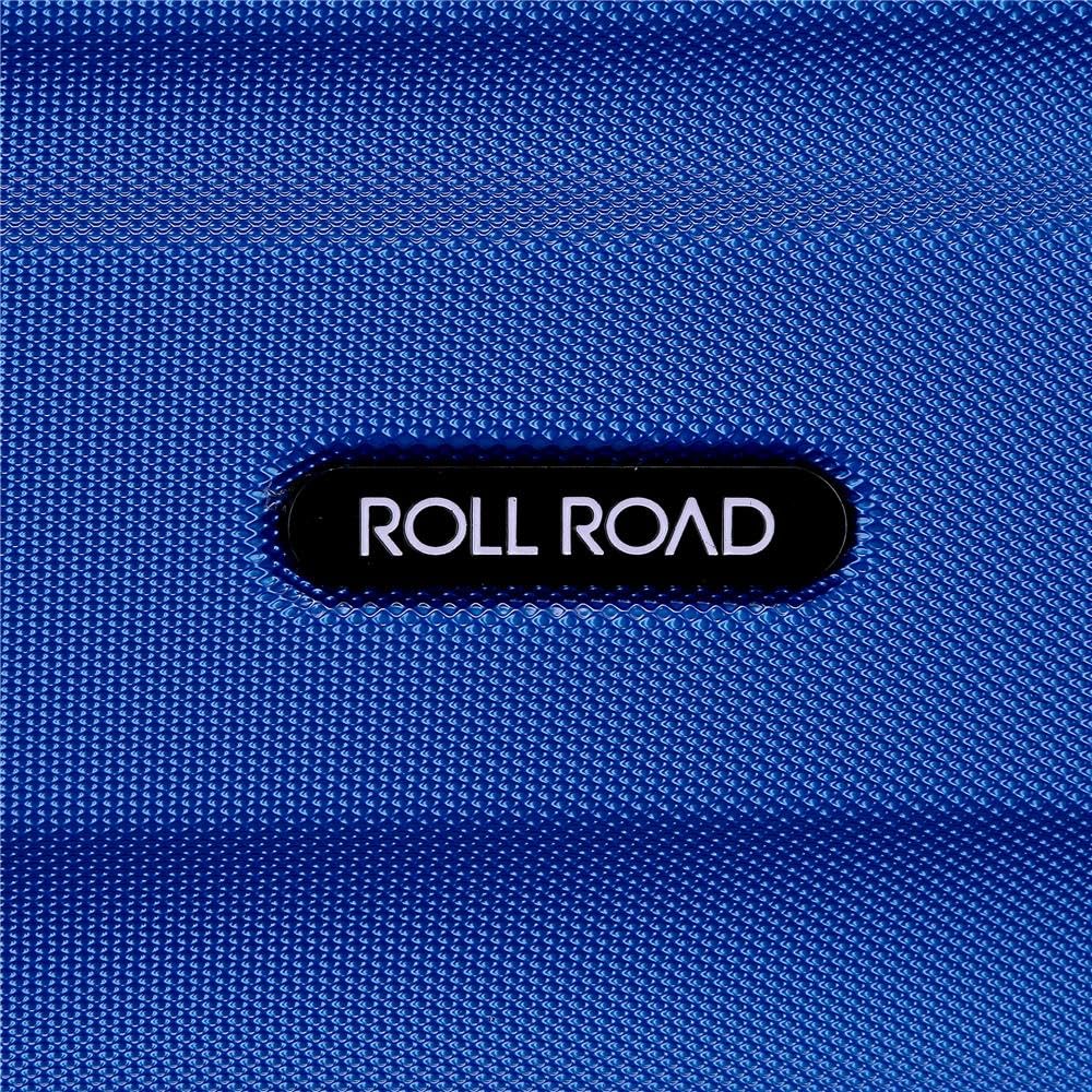 ROLL ROAD Trolley Rigido Cabina 55M, Flex Azzurro