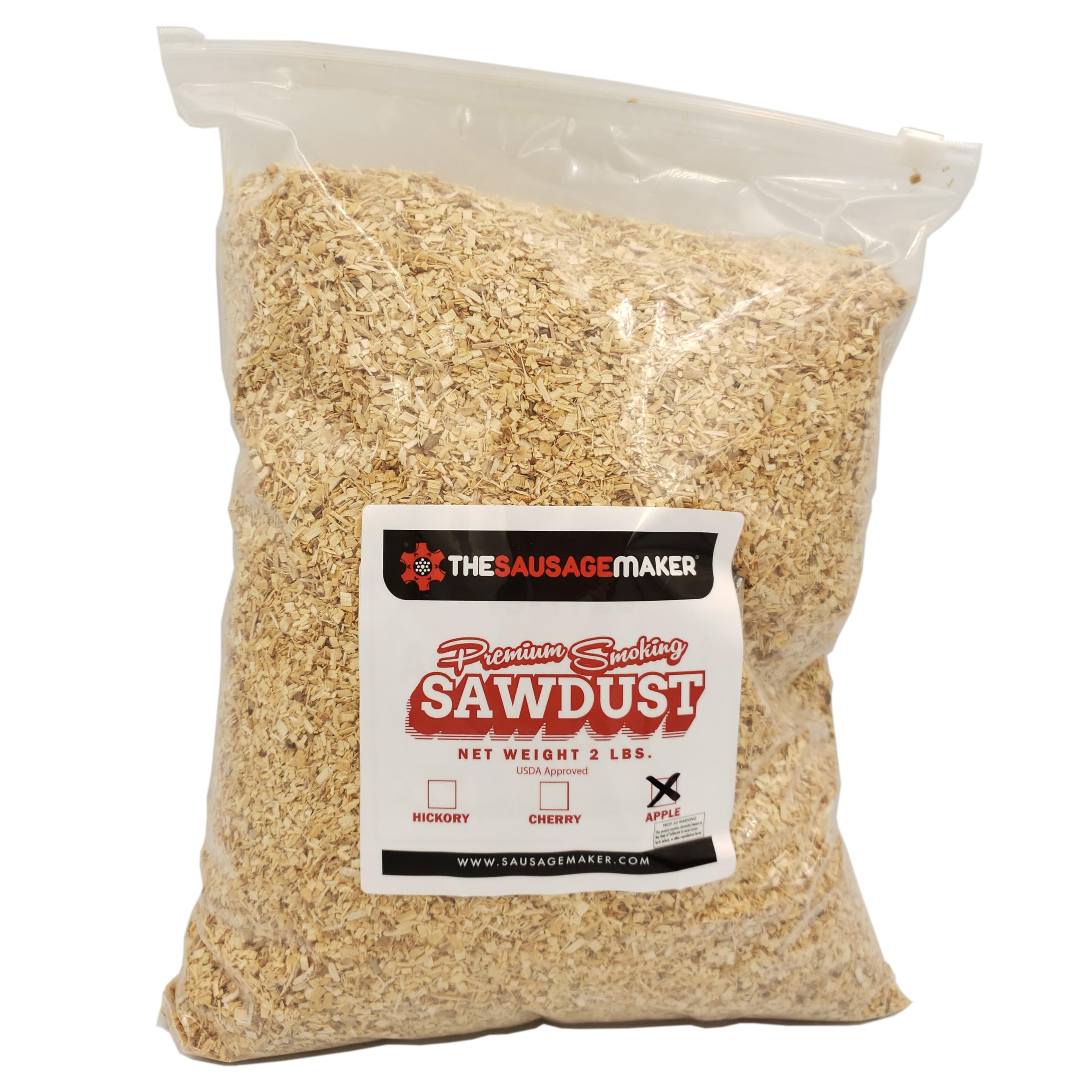 The Sausage Maker - Apple Sawdust for Smokers, 2 lb. Bag