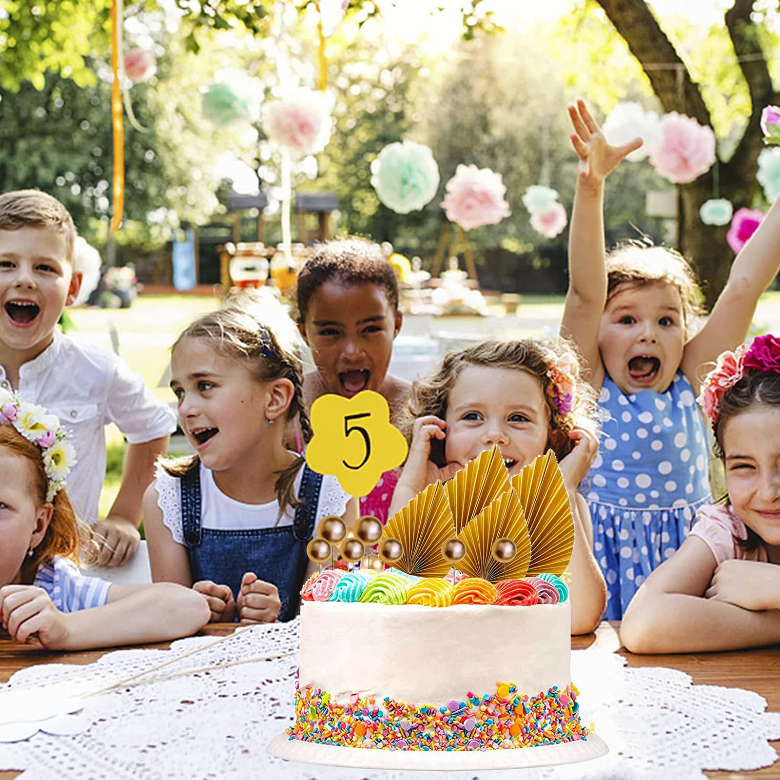 ZOOMPIL 38pcs Decorazioni Per Torte Viola Decorazione, Mini Topper Foam