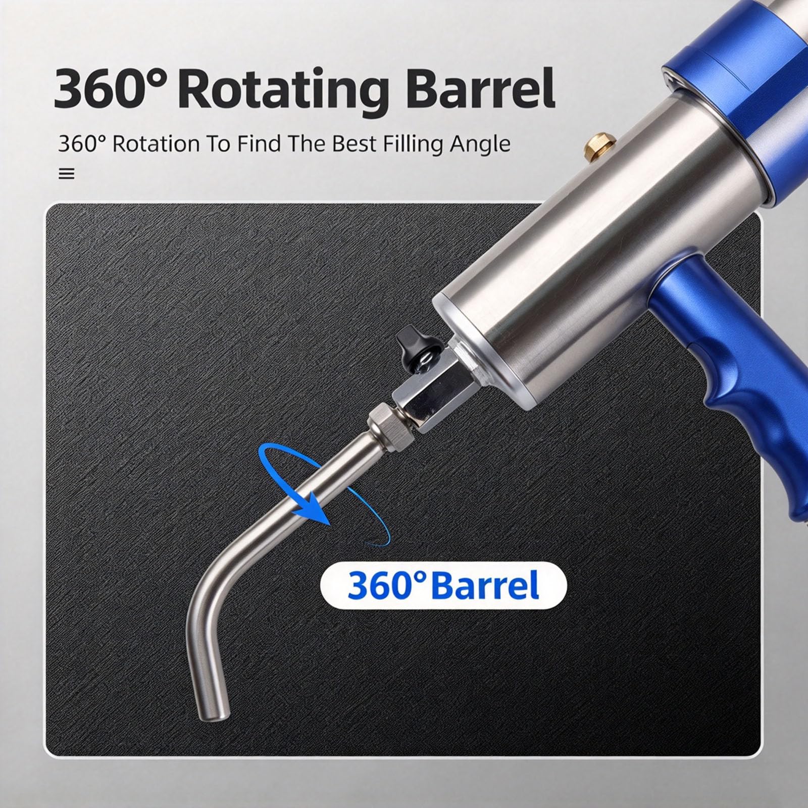 Pistola Pneumatica Per Il Trasferimento Dellolio, Pompa Di Aspirazione Fluidi Ad Aria Compressa, Per Olio, Acqua, Soffiaggio Di Polvere, Tubo Ruotabile A 360°, Filtro Integrato