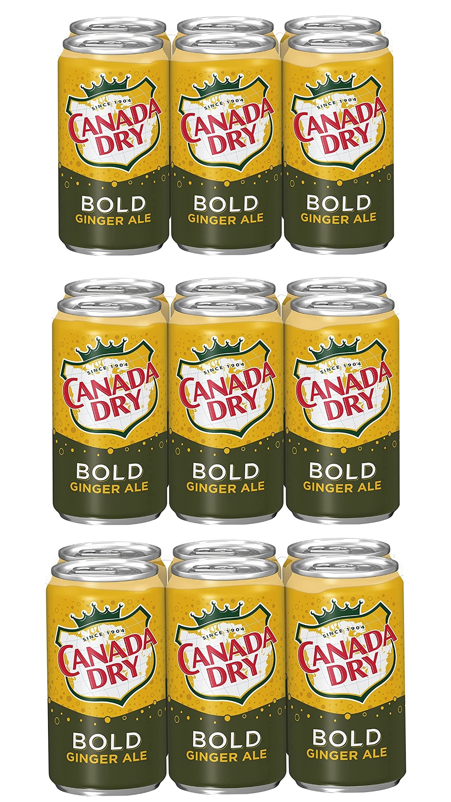 Canada dry ginger ale BOLD 7.5 fl oz, total 18 cans Buy Online in Sri