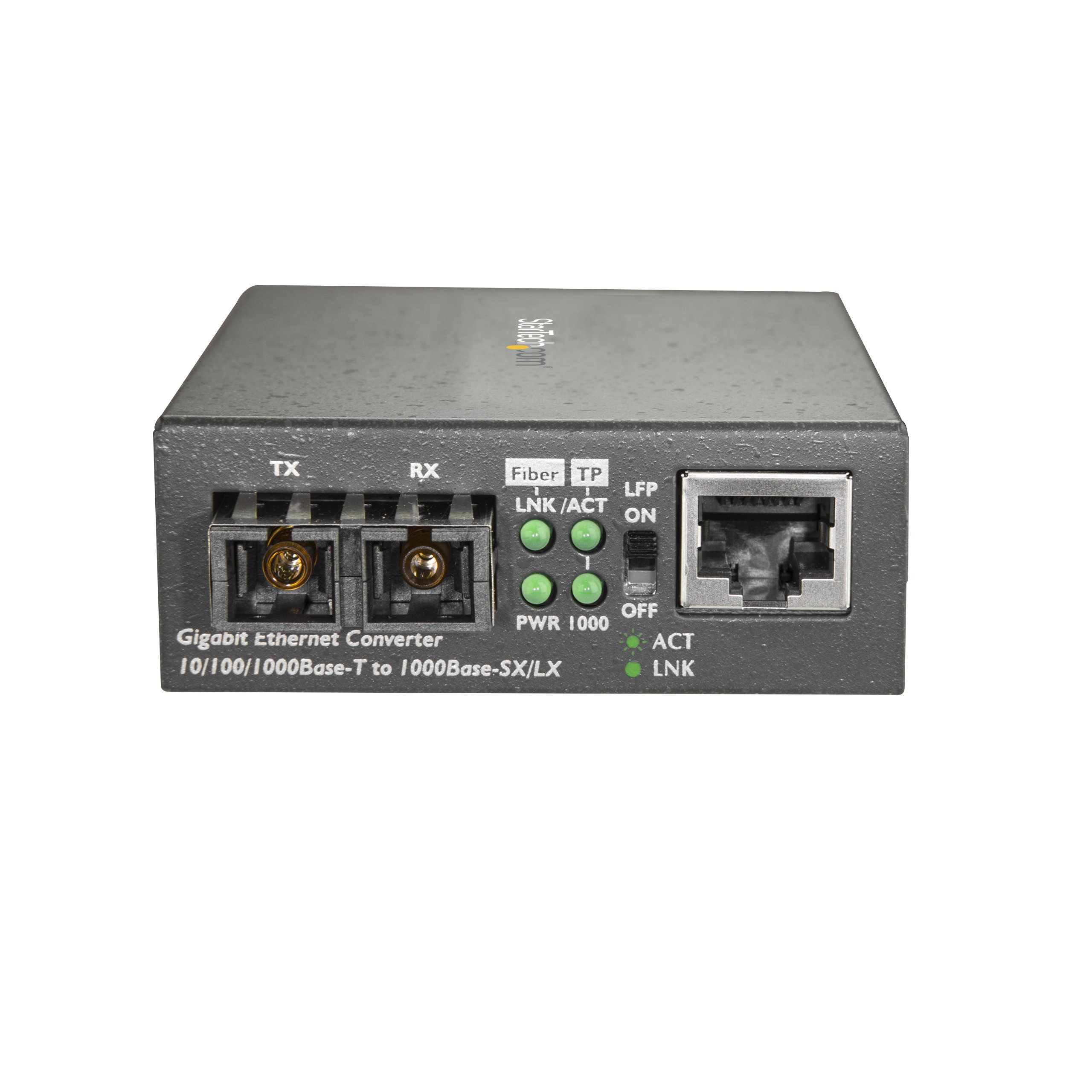 StarTech.com Convertisseur de média Gigabit Ethernet fibre optique SC multimode - 1000Base-SX - 550 m (MCMGBSCMM055)