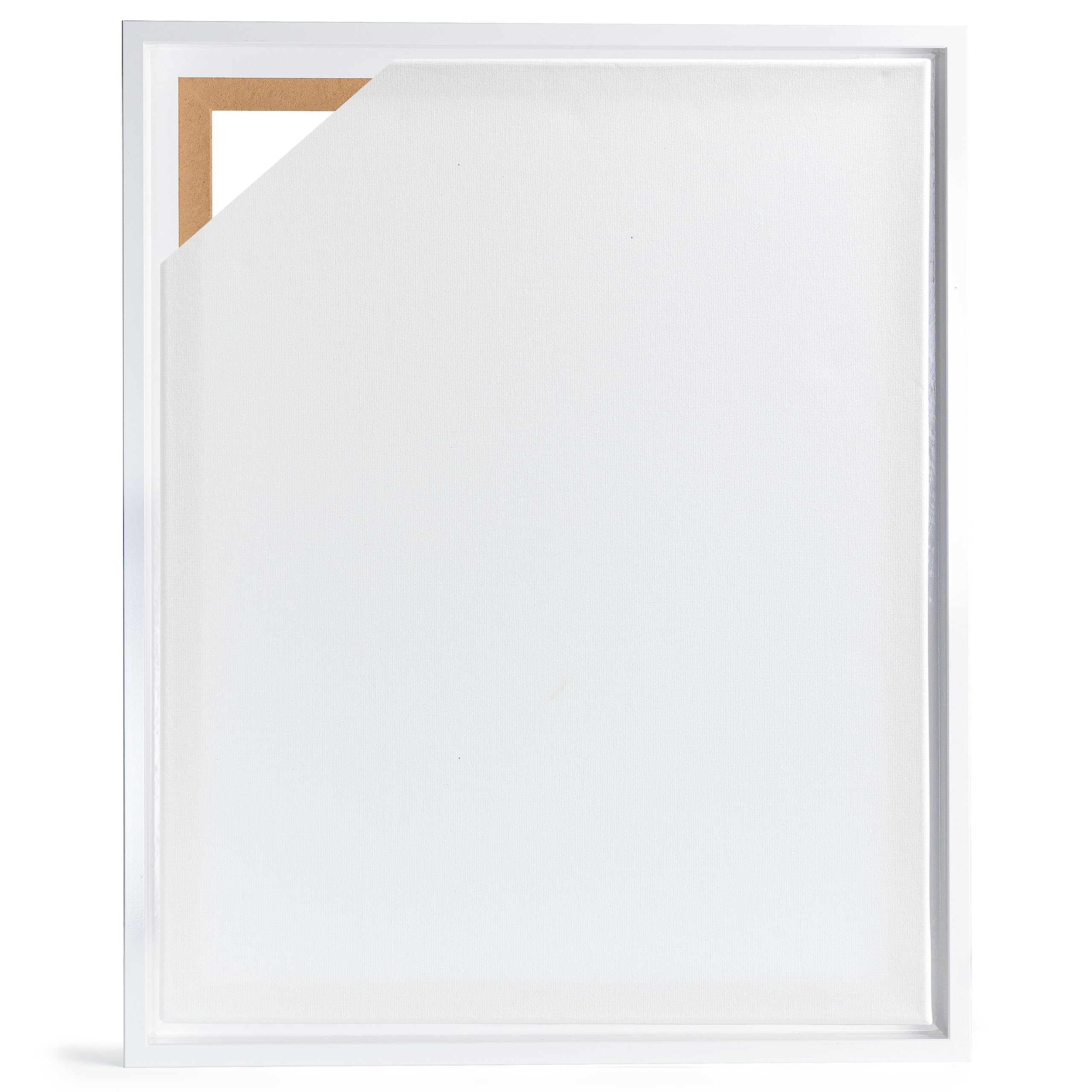 Ramka na zdjęcia pusta ramka na płótnie obrazy na blejtramie | format 70 x 70 cm kolor biały połysk