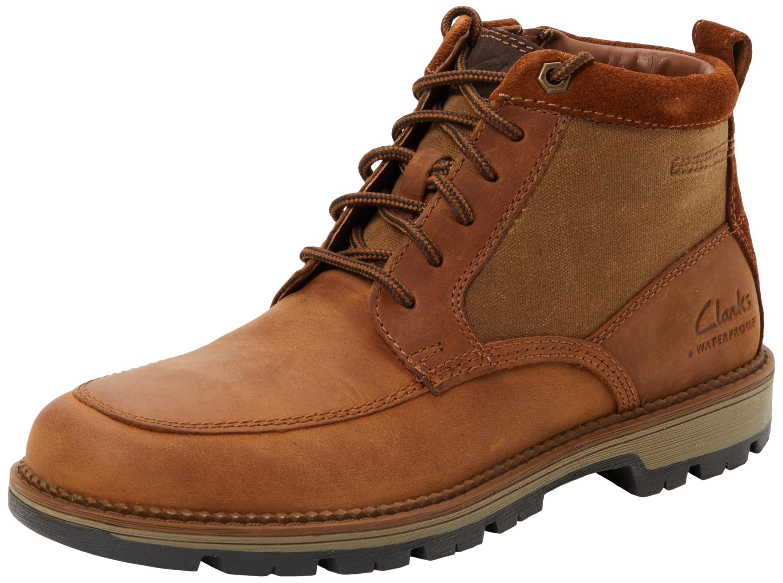 Clarks Maplewalk Rise Mens Dark Tan Lea, 11