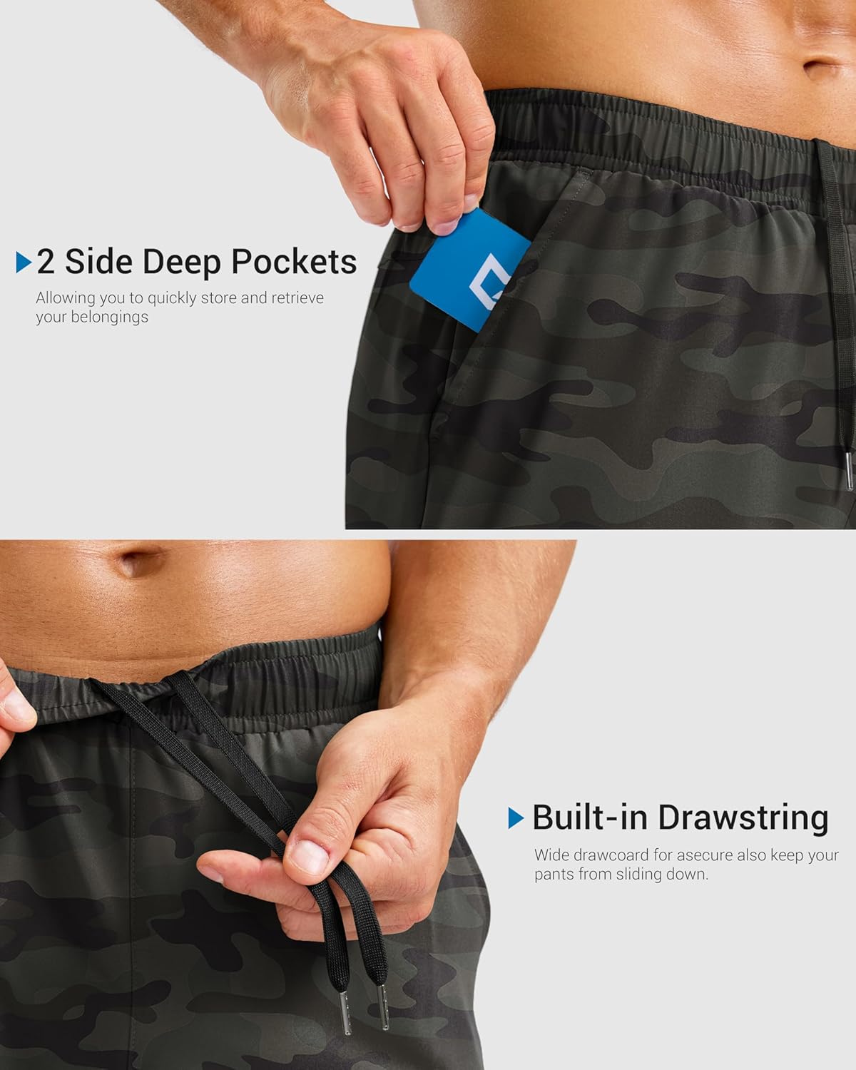 G Gradual Men's Athletic Running Shorts with Pockets Lightweight Quick Dry 5"/ 7"/ 9" Basketball Workout Gym Shorts for Men - Image 4