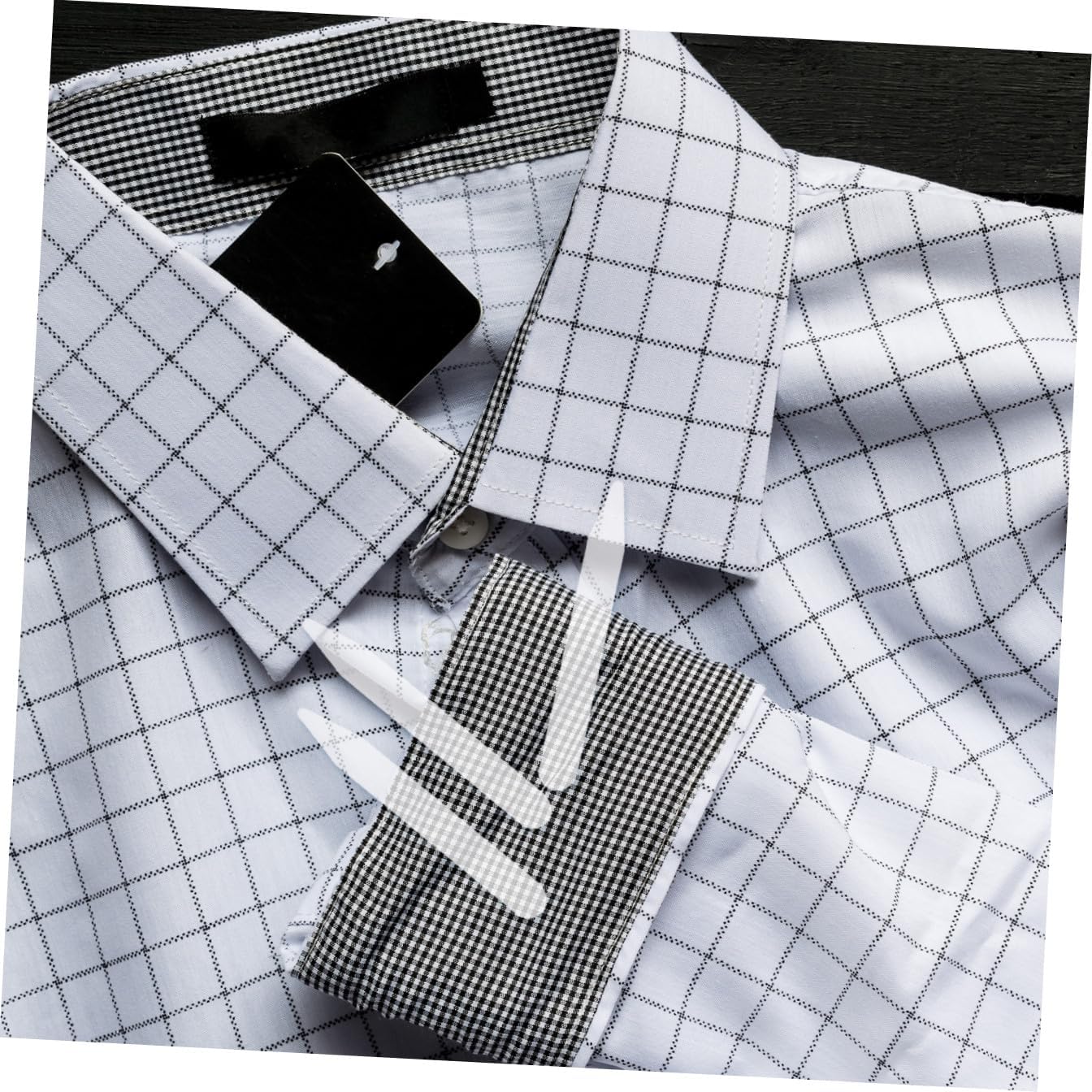 300Pcs Transparent Collar Support Plastic Stays for Dress Shirts Easy to Use Collar Rack Inserts for Men Women for Stiffening Casual Formal Wear