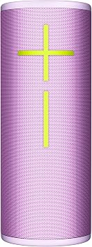 Ultimate Ears Boom 4 Portable Waterproof Bluetooth Speaker - Lilac | Waterproof, balanced 360-degree sound, clear audio, bass, floating speaker, 15-hour battery, 147ft 45m range