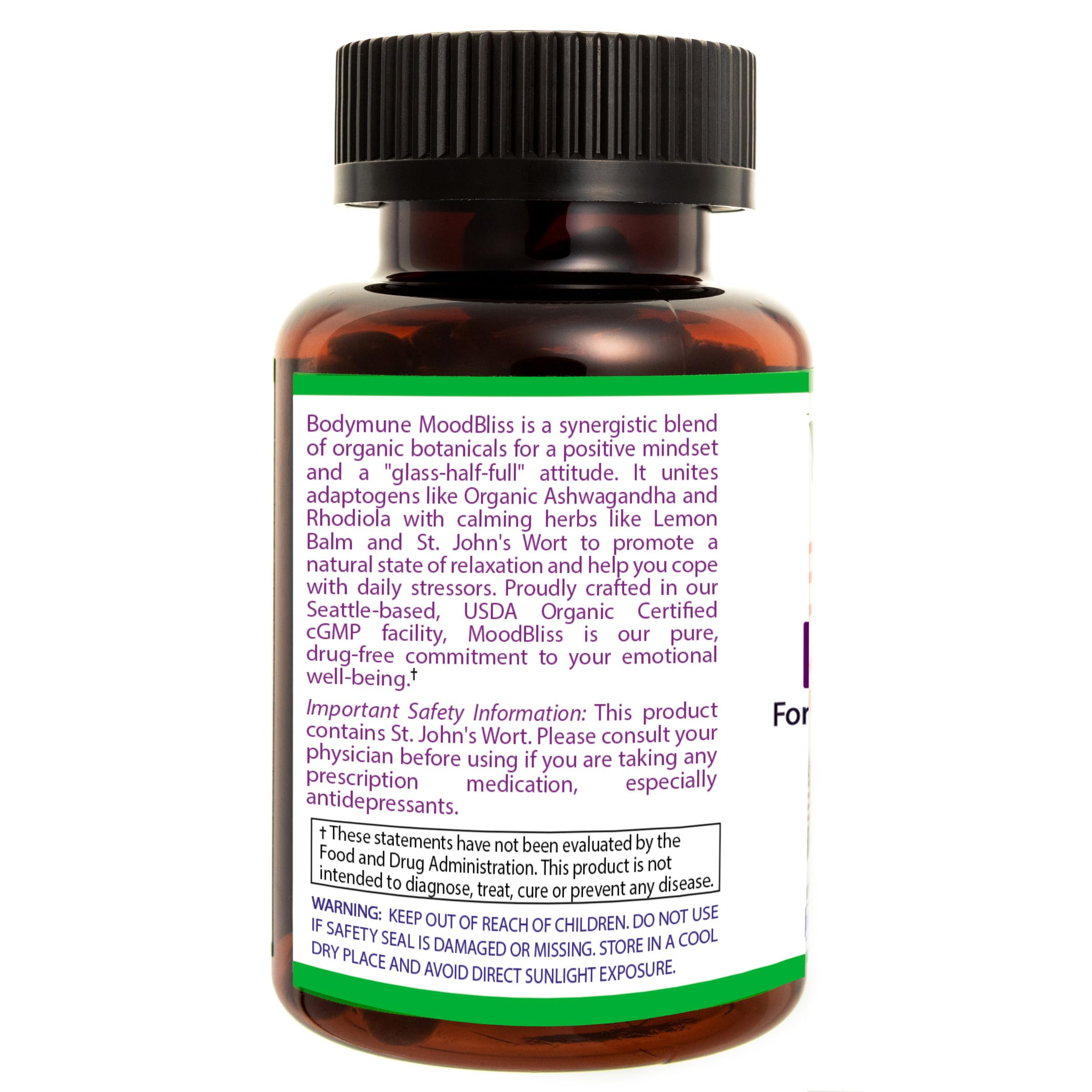 Bodymune MoodBliss – Organic Mood Support & Stress Resilience Supplement — Amazon image 4