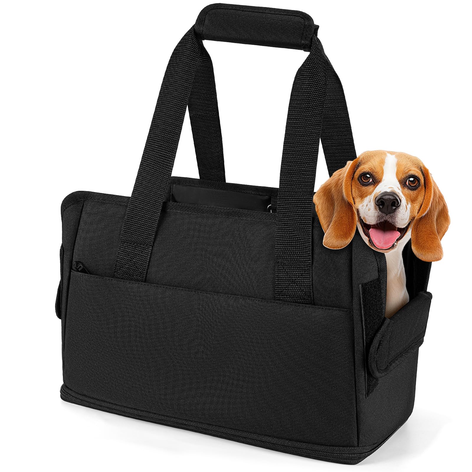 Dog Carrying Bag, Dog Purse Carrier for Small Dogs Sling Tote, Expandable Soft Pet Dog Carrier Bag for Under 15LB Cat Puppy, Dog Purses for Women Traveling or Gifts for Friends