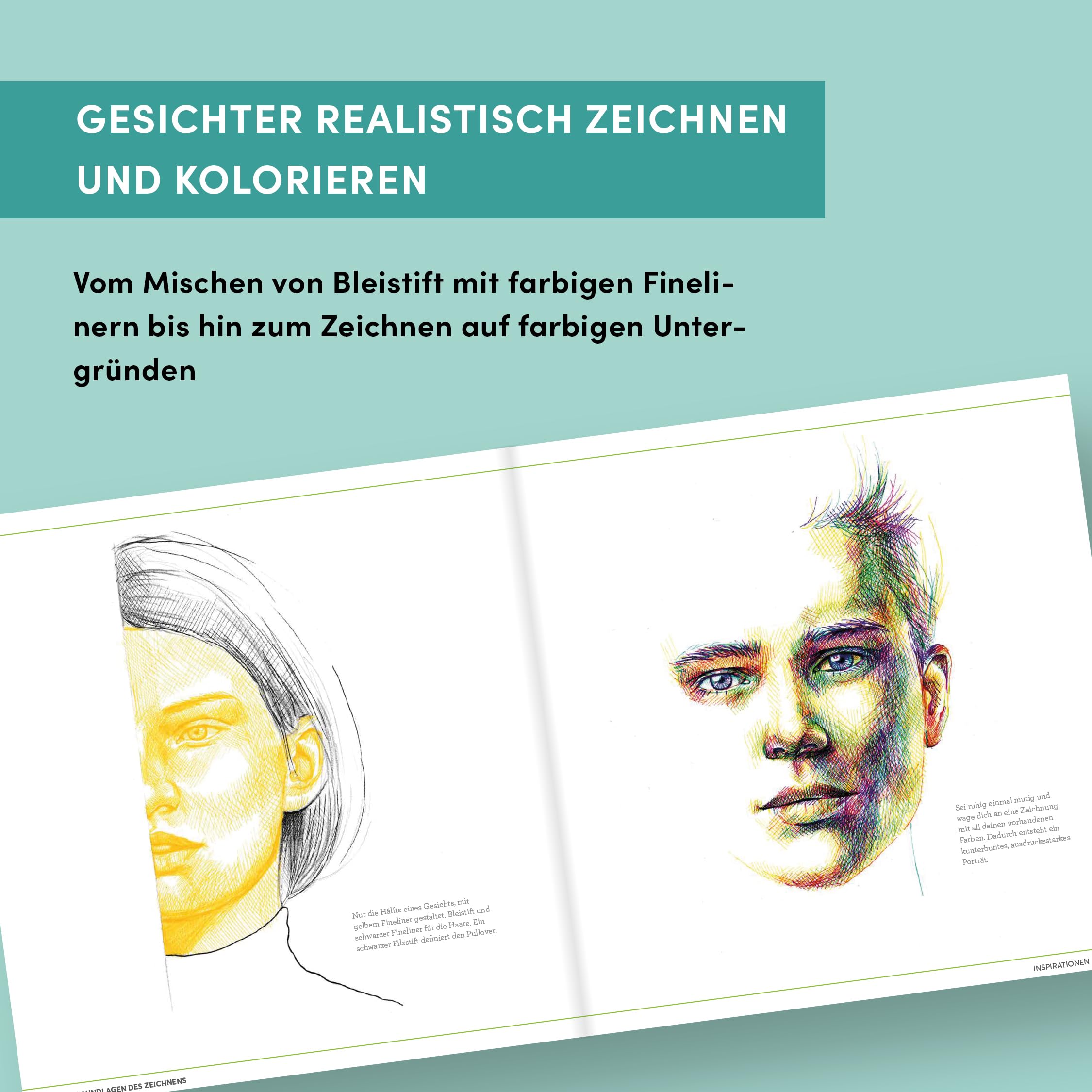 The FACE: Gesichter zeichnen und kolorieren
