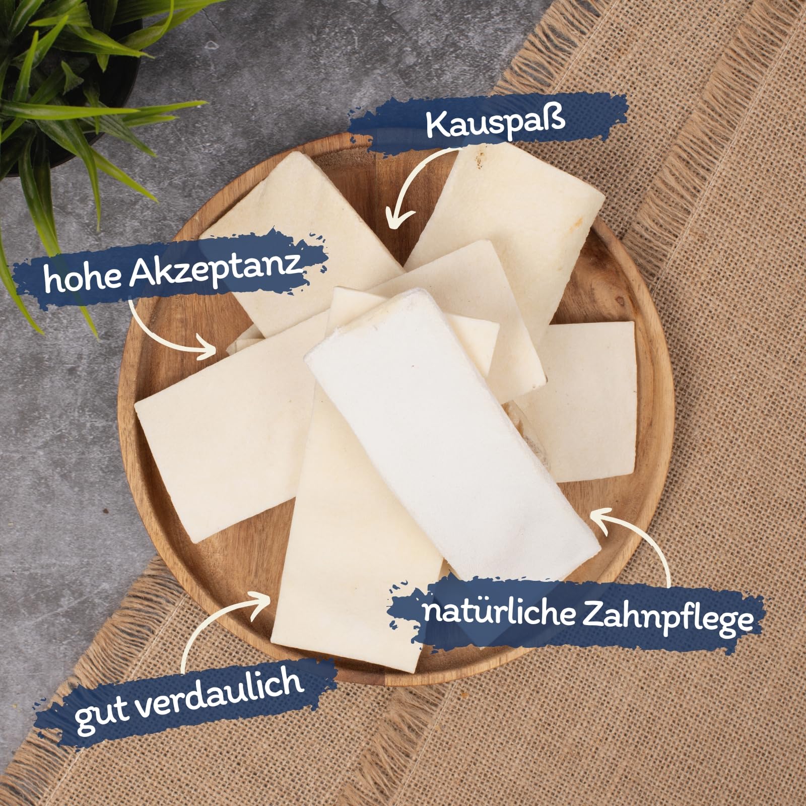 Lyra Pet® 5 kg Kauchips aus Büffelhaut getrocknet - Kausnack für Hunde | Naturbelassener Kauartikel - Zahnreinigendes, proteinhaltiges Leckerli - Knuspriger Kaugenuss - Reich an Nährstoffen