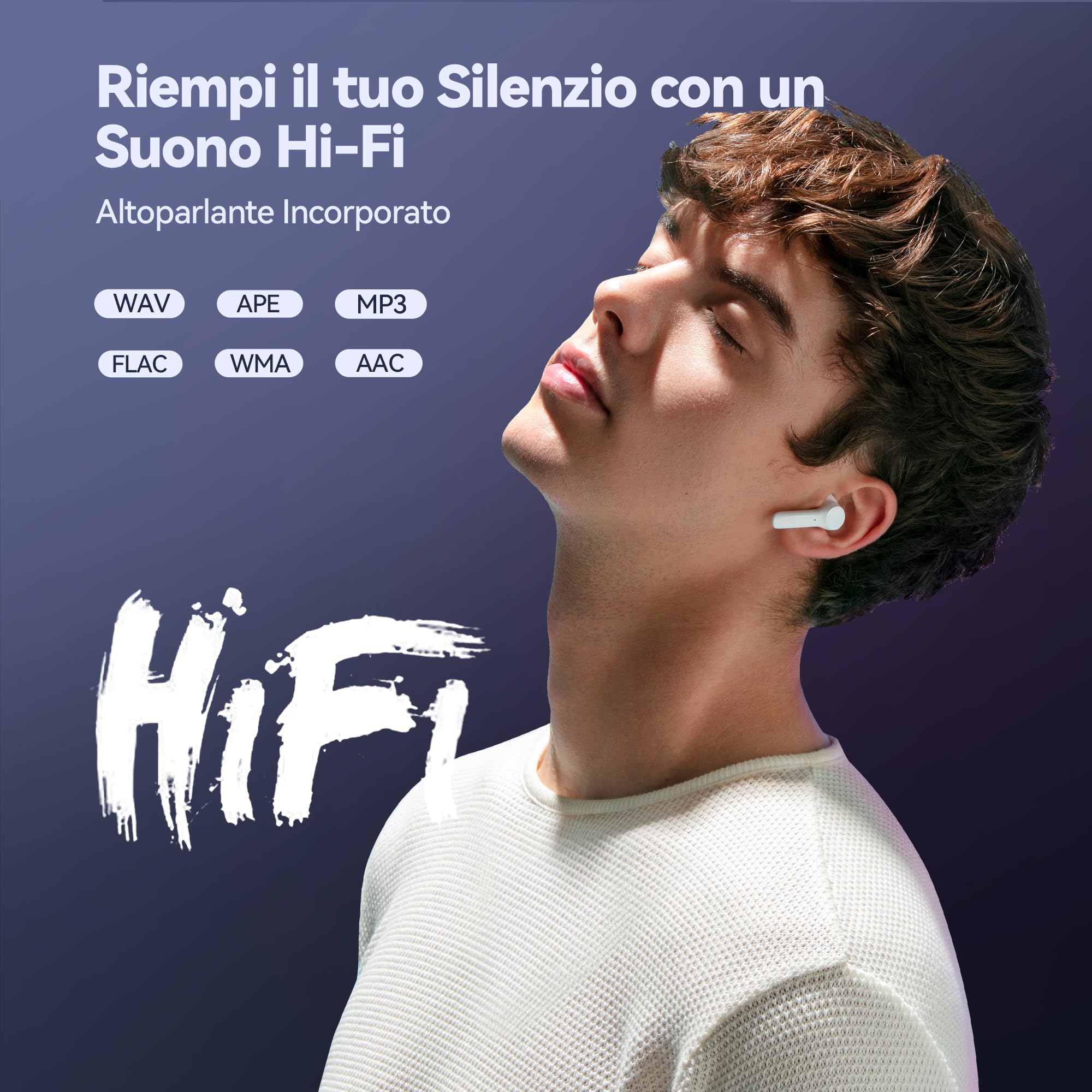 AGPTEK Lettore MP3 Bluetooth 5.3, Lettore Musicale da 64 GB in Metallo, Schermo da 2,4", Qualità Sonora HiFi, MP4 con Pulsanti Touch, Altoparlante, Radio FM, Registratore, 60 Ore di Musica - Nero