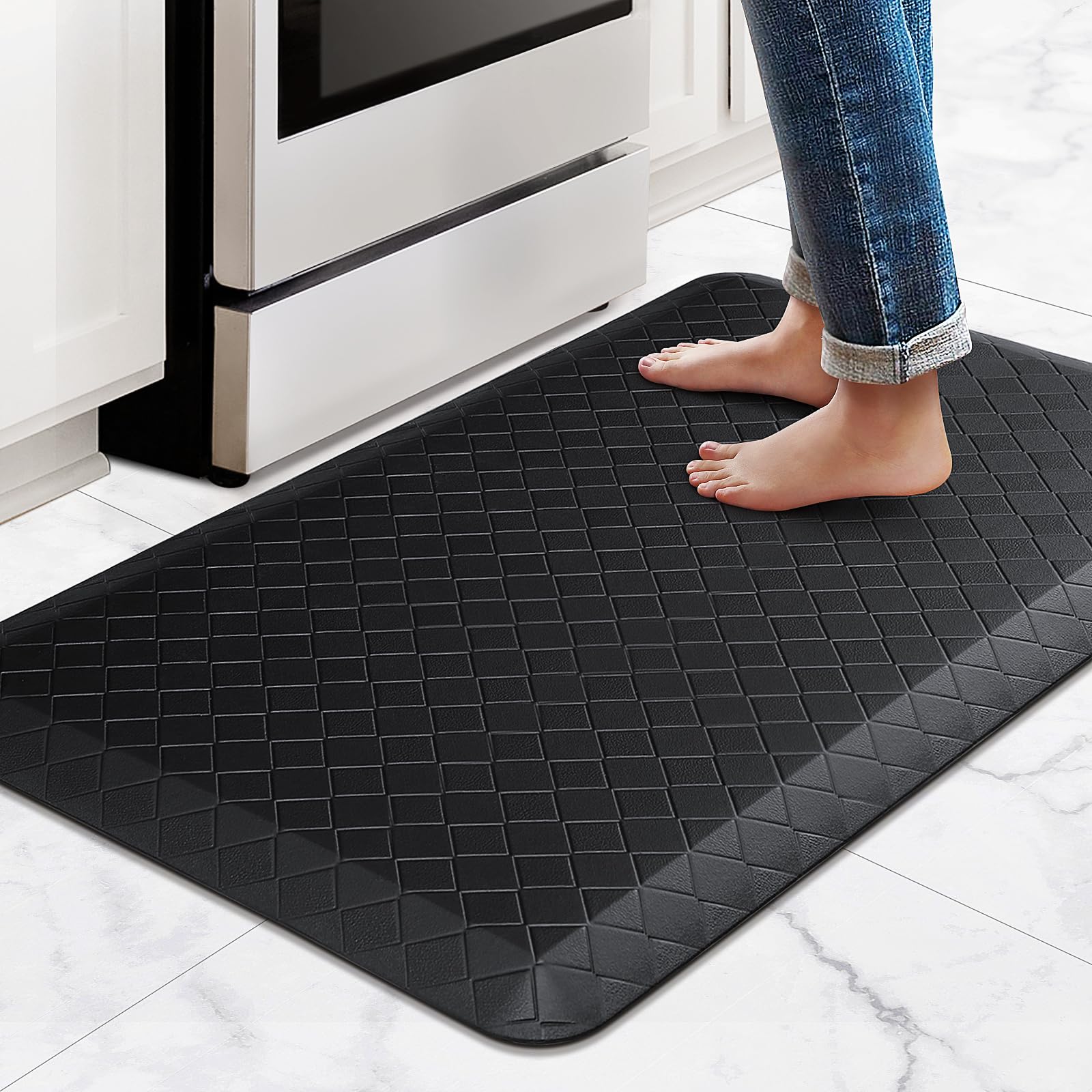 HappyTrends Kitchen Mats - Anti-Fatigue & Non-Slip -28