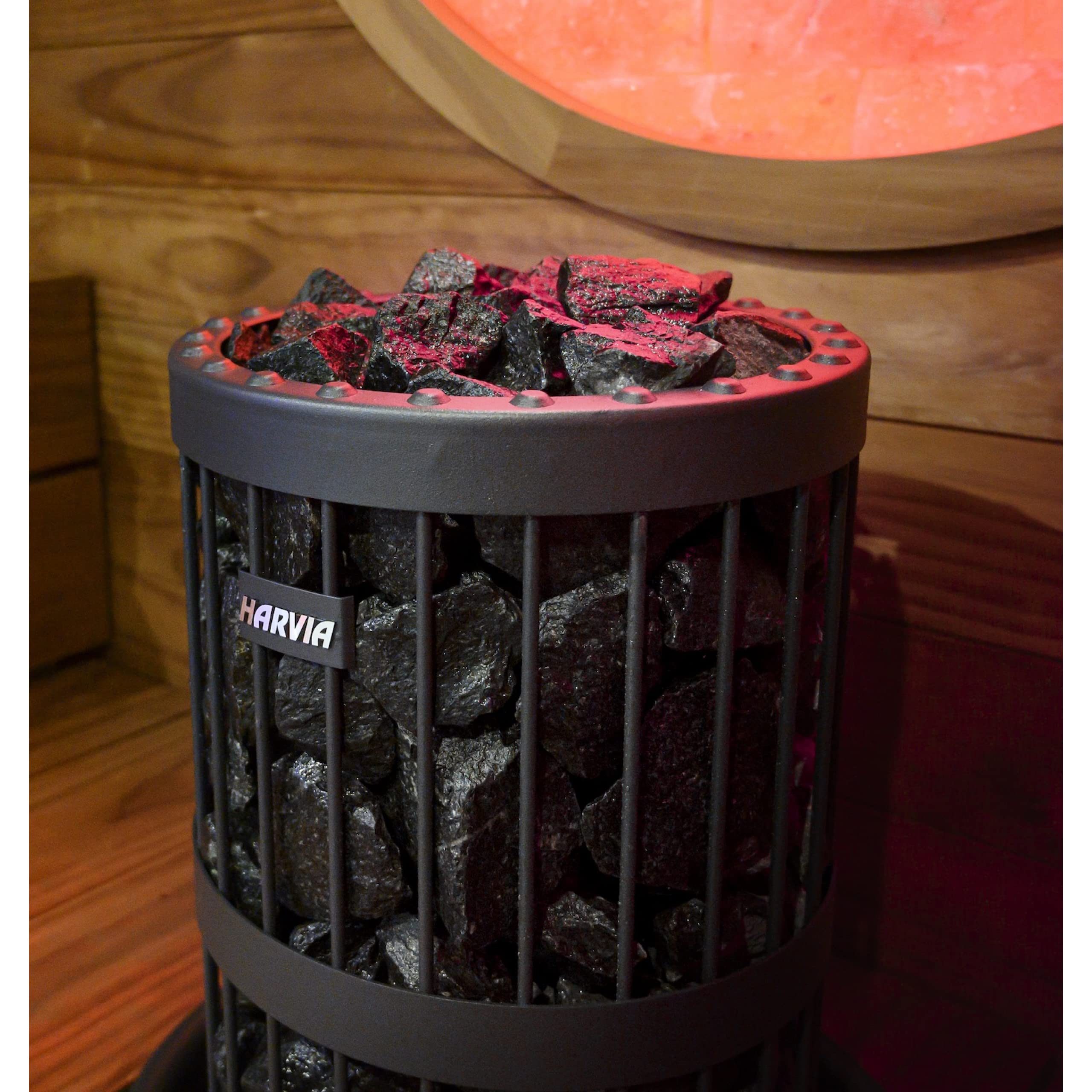 Harvia Pierres de sauna en vulcanite pour poêle à sauna Noir 5-10 cm 20 kg
