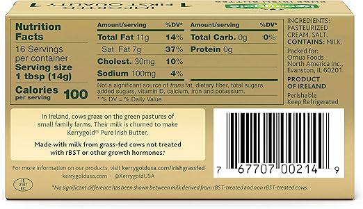Amazon ピュア アイリッシュバター スティック Kerrgold ケリーゴールド バター 通販