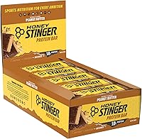 Vista 5 de Barra proteínica Miel Stinger Peanut Butta 1,5 onzas (paquete de 15).