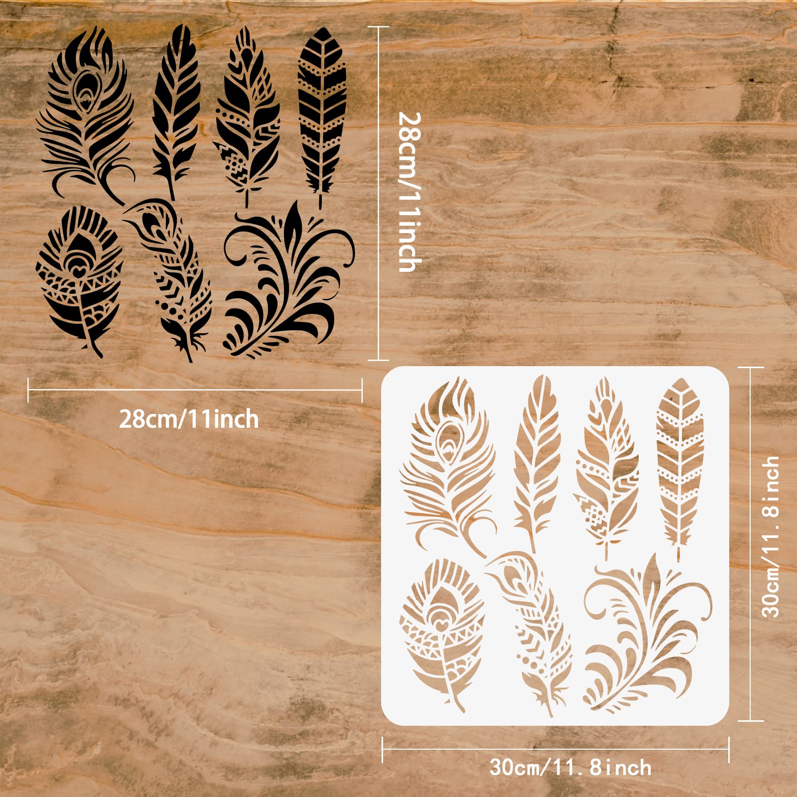 Indian Feather Template
