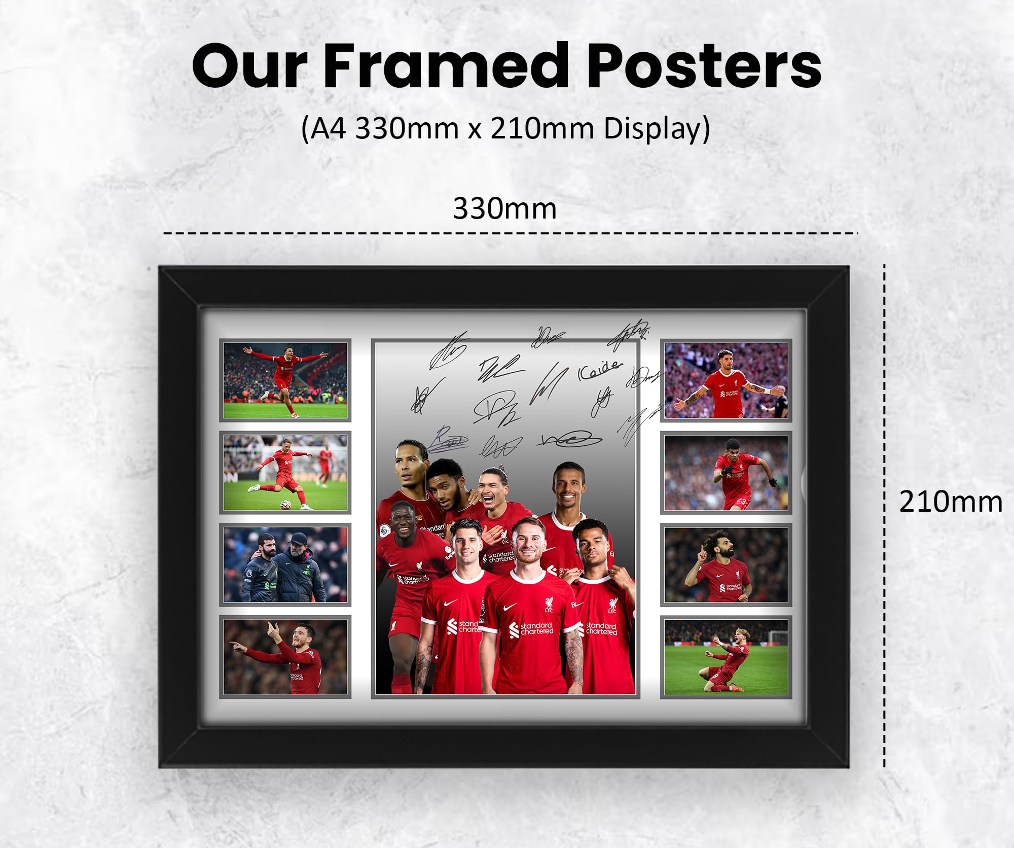 Liverpool Football Club Signed Poster Print, Limited Edition Autograph Fan Gift - Image 2