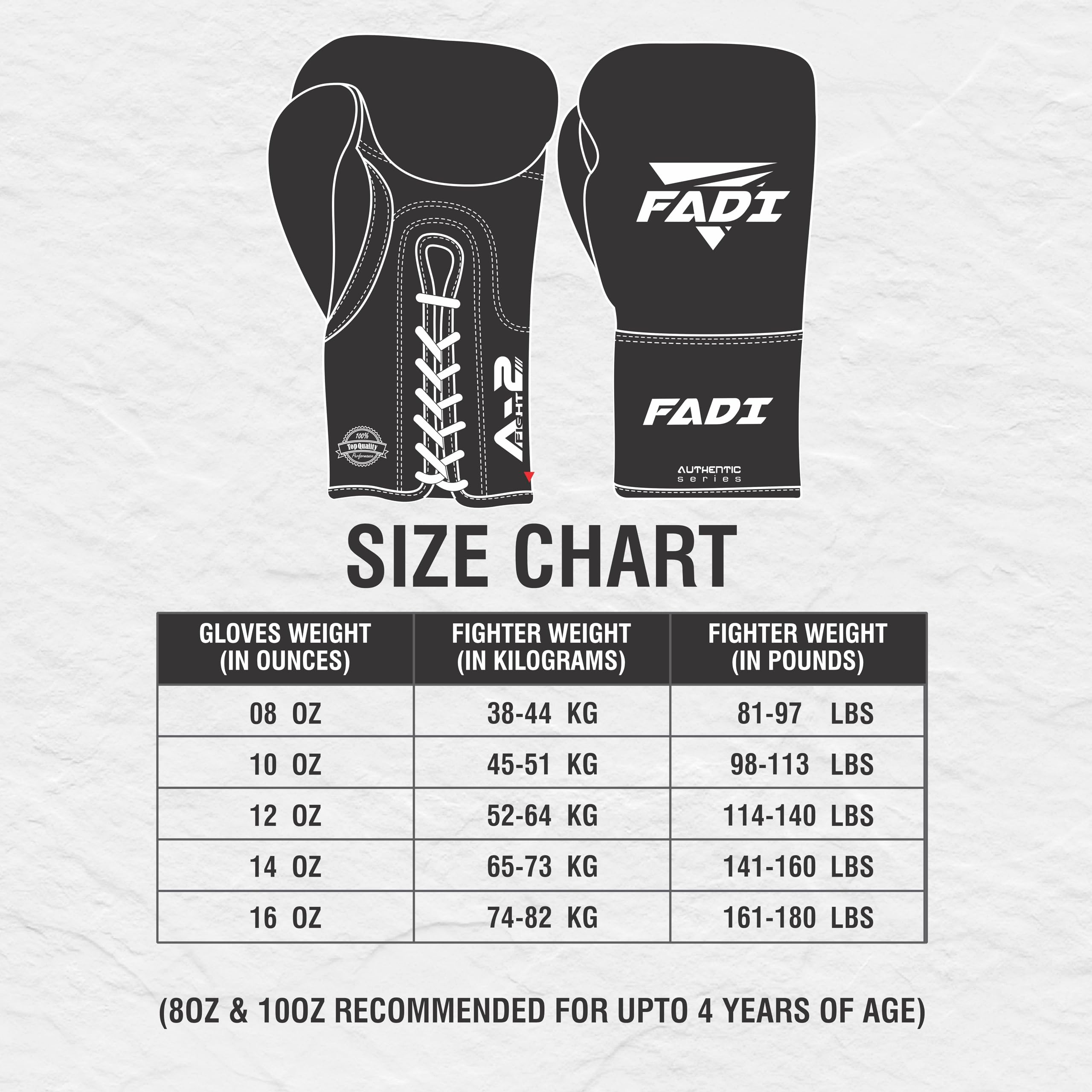Authentic Series A2 - Guantoni da boxe professionali, con lacci, in vera pelle bovina, ideali per boxe, MMA, Muay Thai, kickboxing, arti marziali e sparring