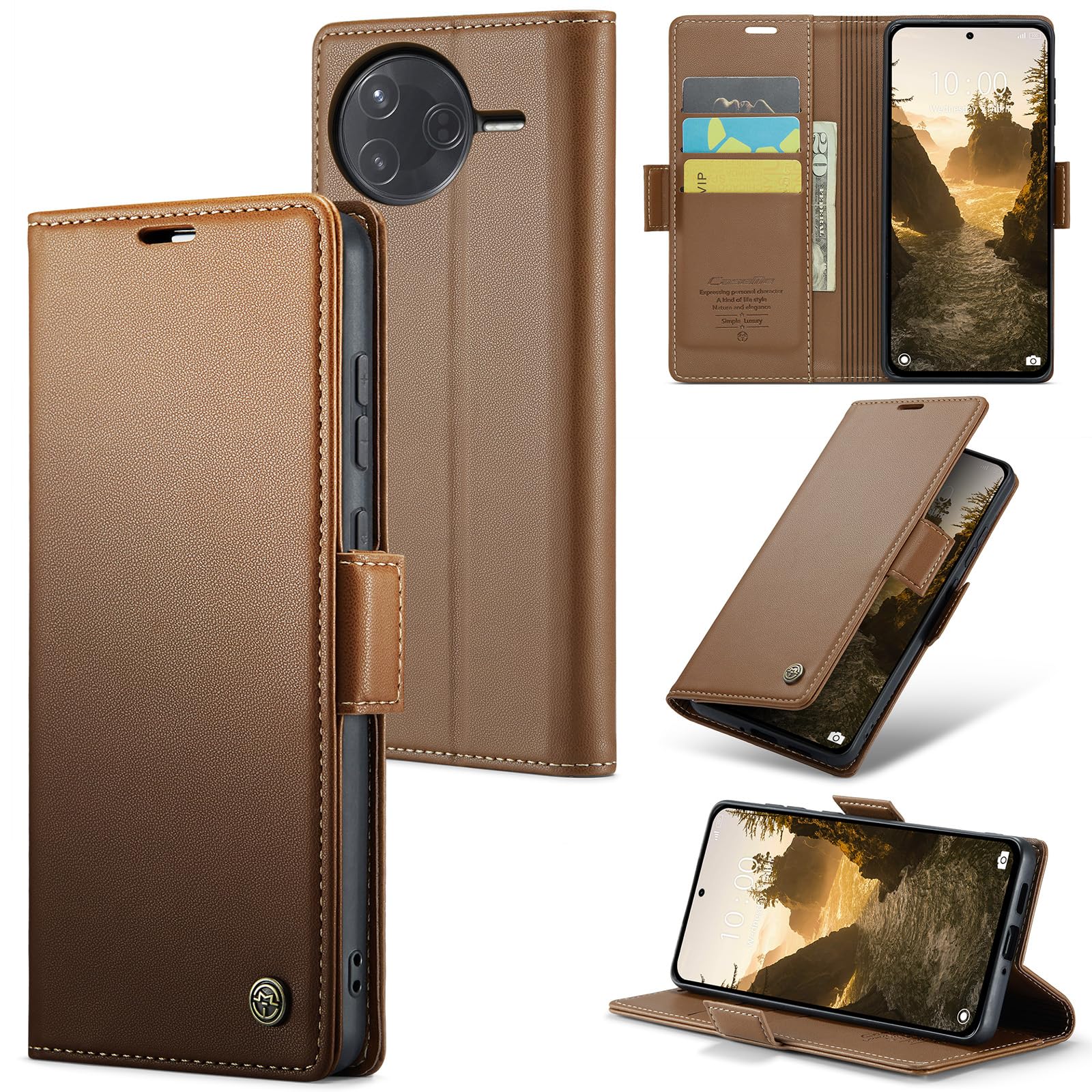 Rerzoiro Handyhülle für Xiaomi Redmi Note 14 Pro 4G Hülle, P
