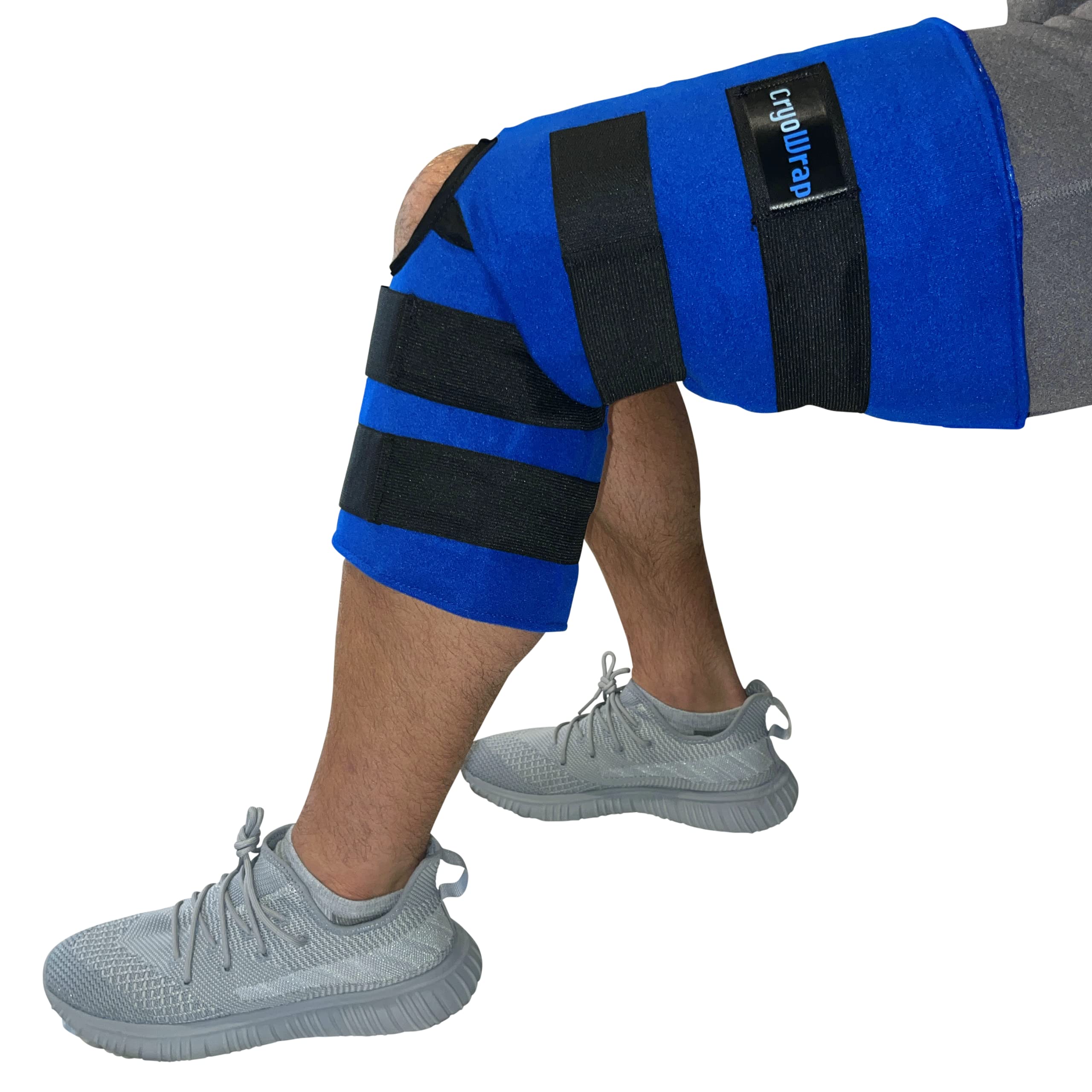 CryoWrapReusable Leg Ice Wrap (2-PACK) Multipurpose Cold Therapy for Knee and Leg Recovery