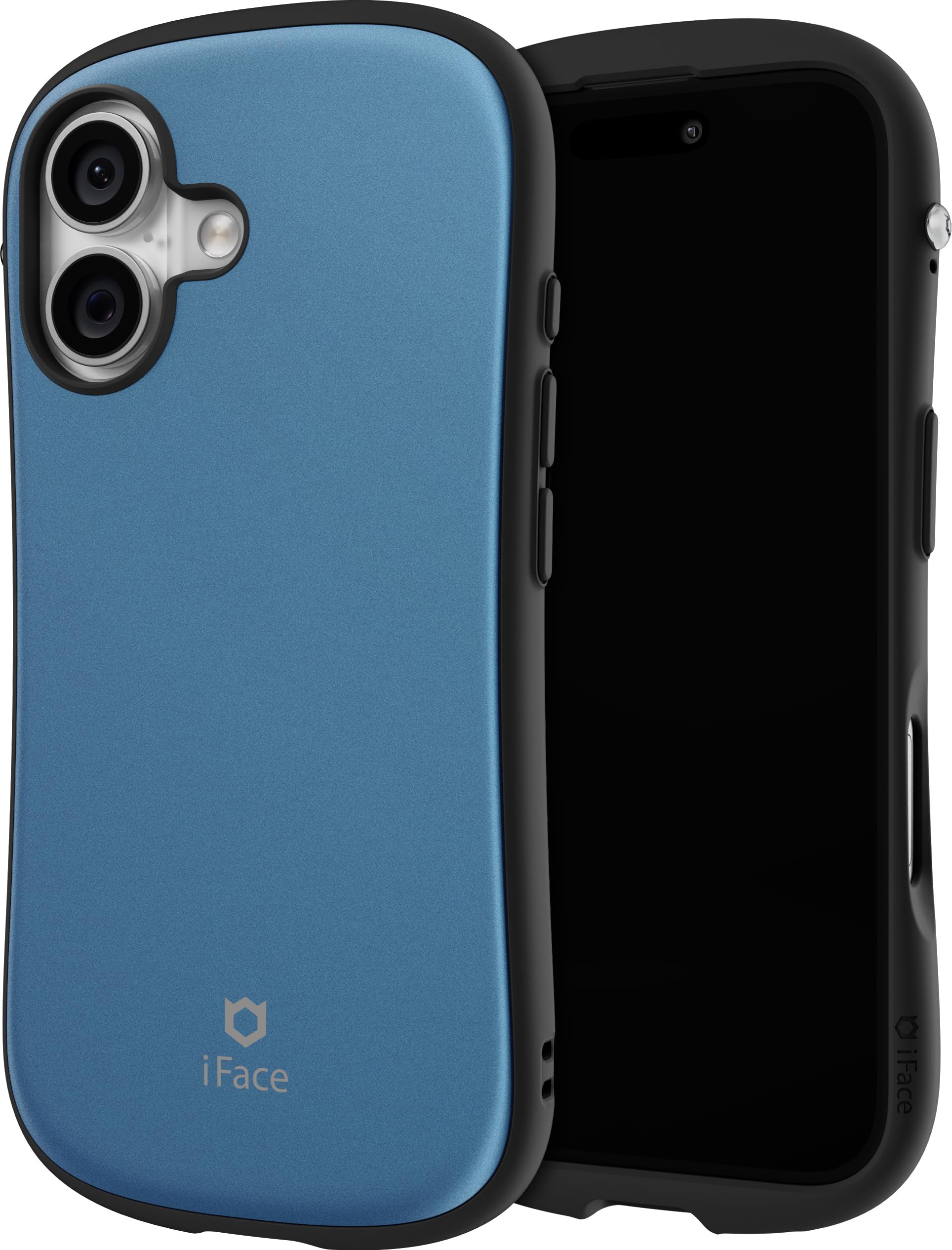 iFace MagSynq Magnetic Compatible with iPhone 16 Pro Max Phone Case - [First Class] [Compatible with MagSafe] Shock Protection Sturdy Unique Design Fit Glossy Hard Cover Bumper Protector - Coral Blue