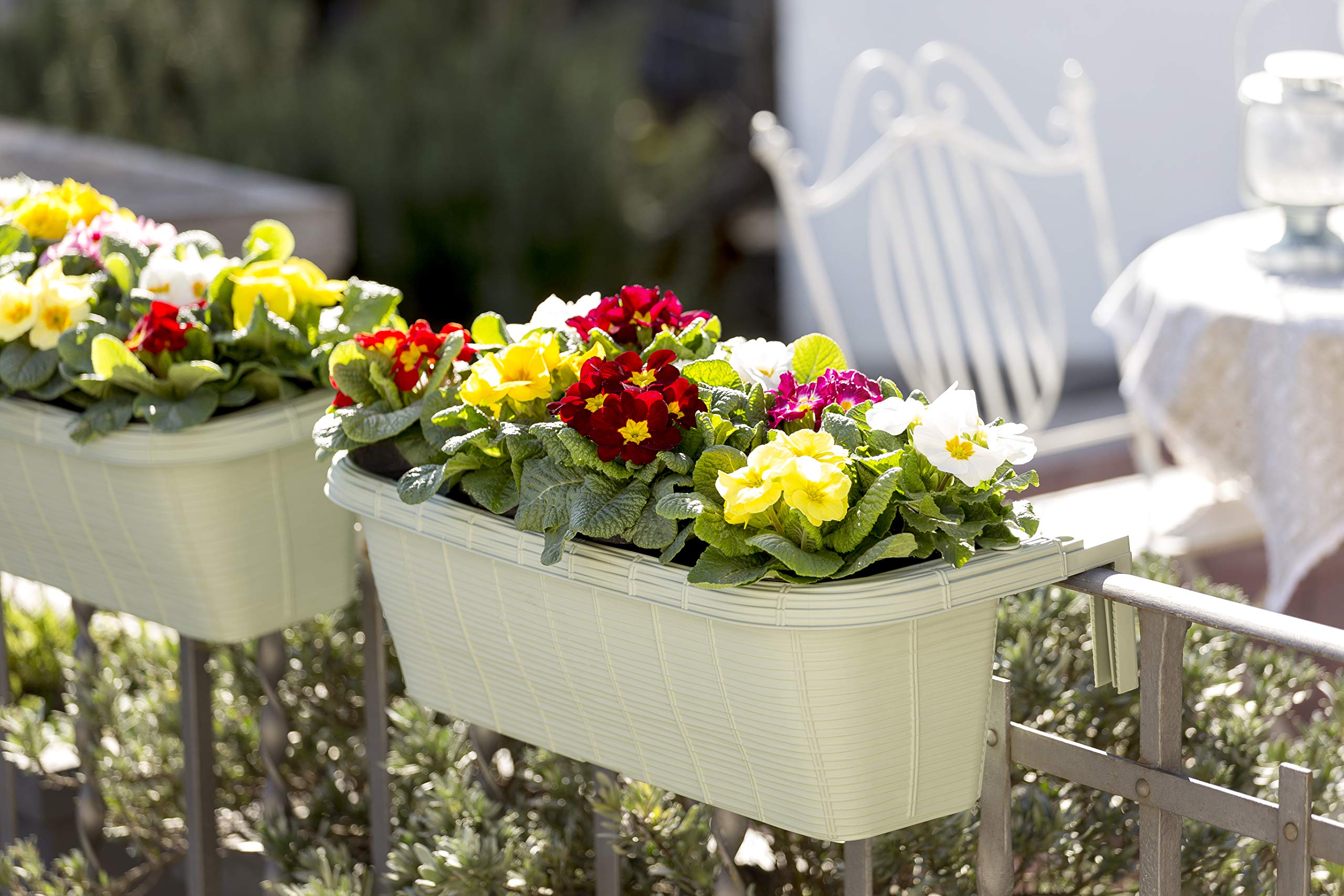 blumenkasten übertopf Rechteckiger Blumenkasten für außen main image 0
