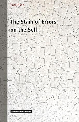 The Stain of Errors on the Self (Value Inquiry Book)-Wow! eBook