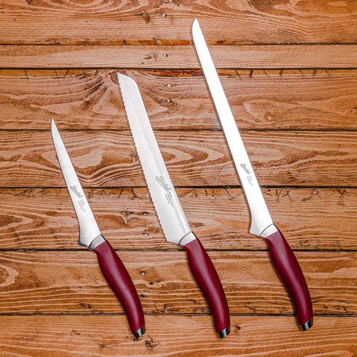 Berkel - Teknica set Prosciutto 3 pz Rosso (prosciutto, pane, disosso)