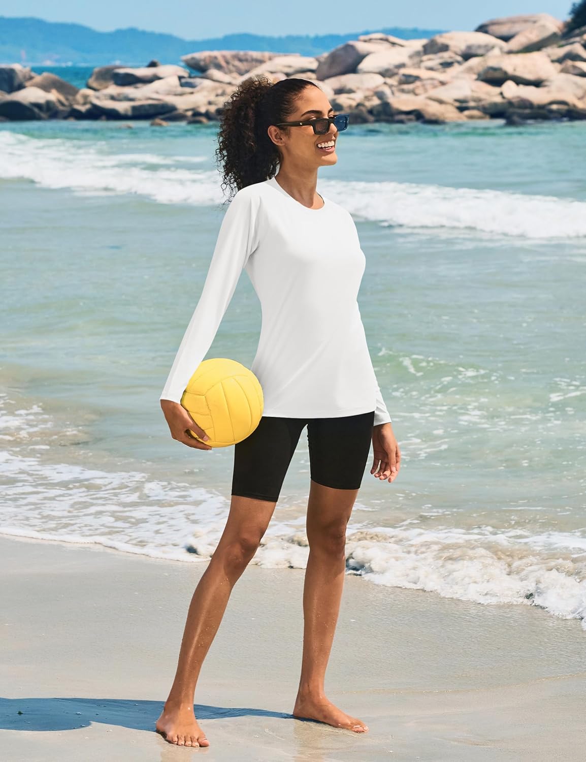 Cavva Women's Long Sleeve Shirt UPF 50+ UV Sun Protection Rash Guard Lightweight Quick Dry Hiking Workout Tops - Image 3