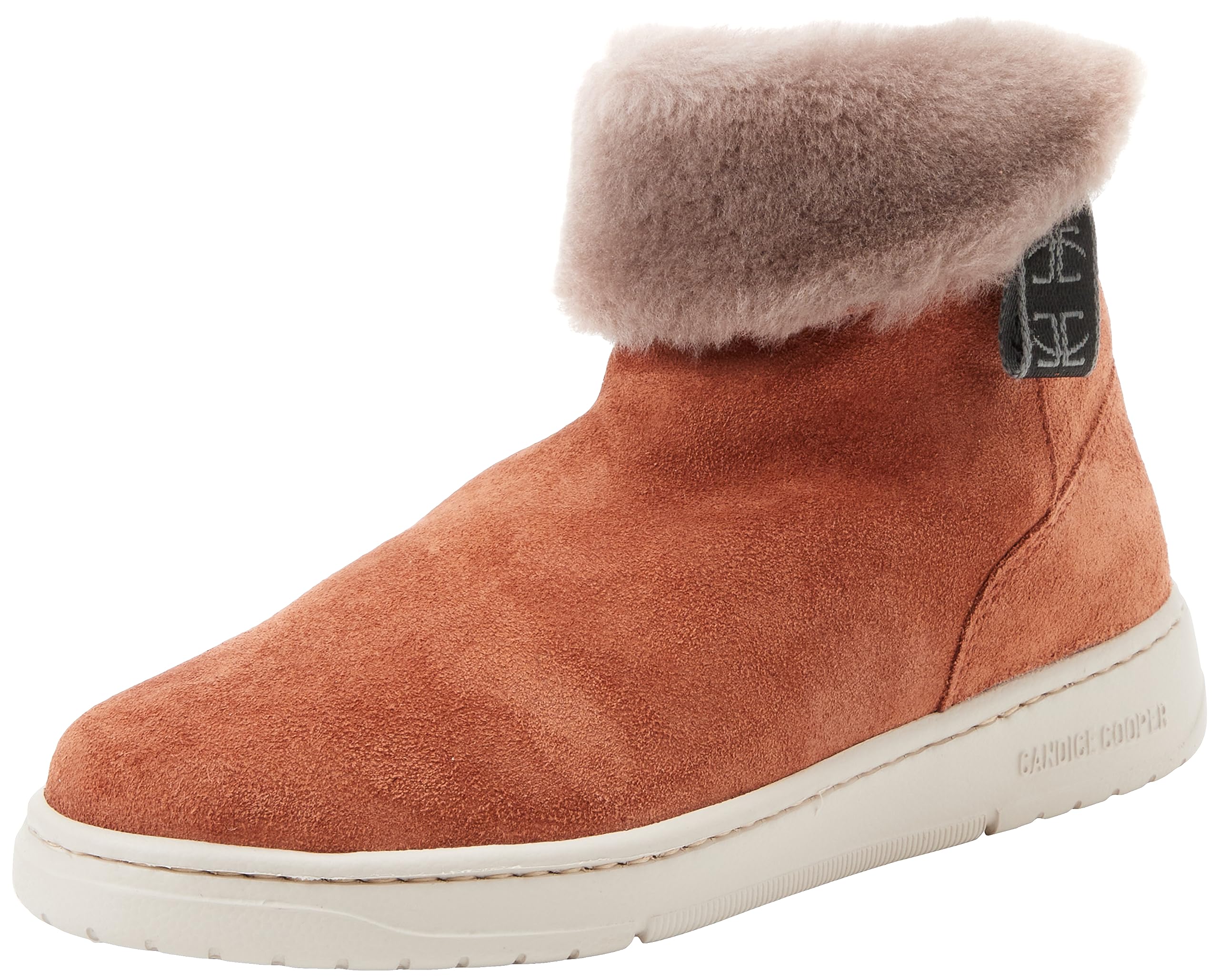 Candice Cooper Women's Sailing Zip Oxford Flat, Cognac, 4 UK