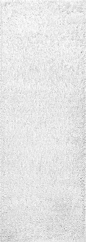 Miniatura 7 de nuLOOM Belleza Shag Alfombra de corredor, 2 pies 8 pulgadas x 8 pies, marfil