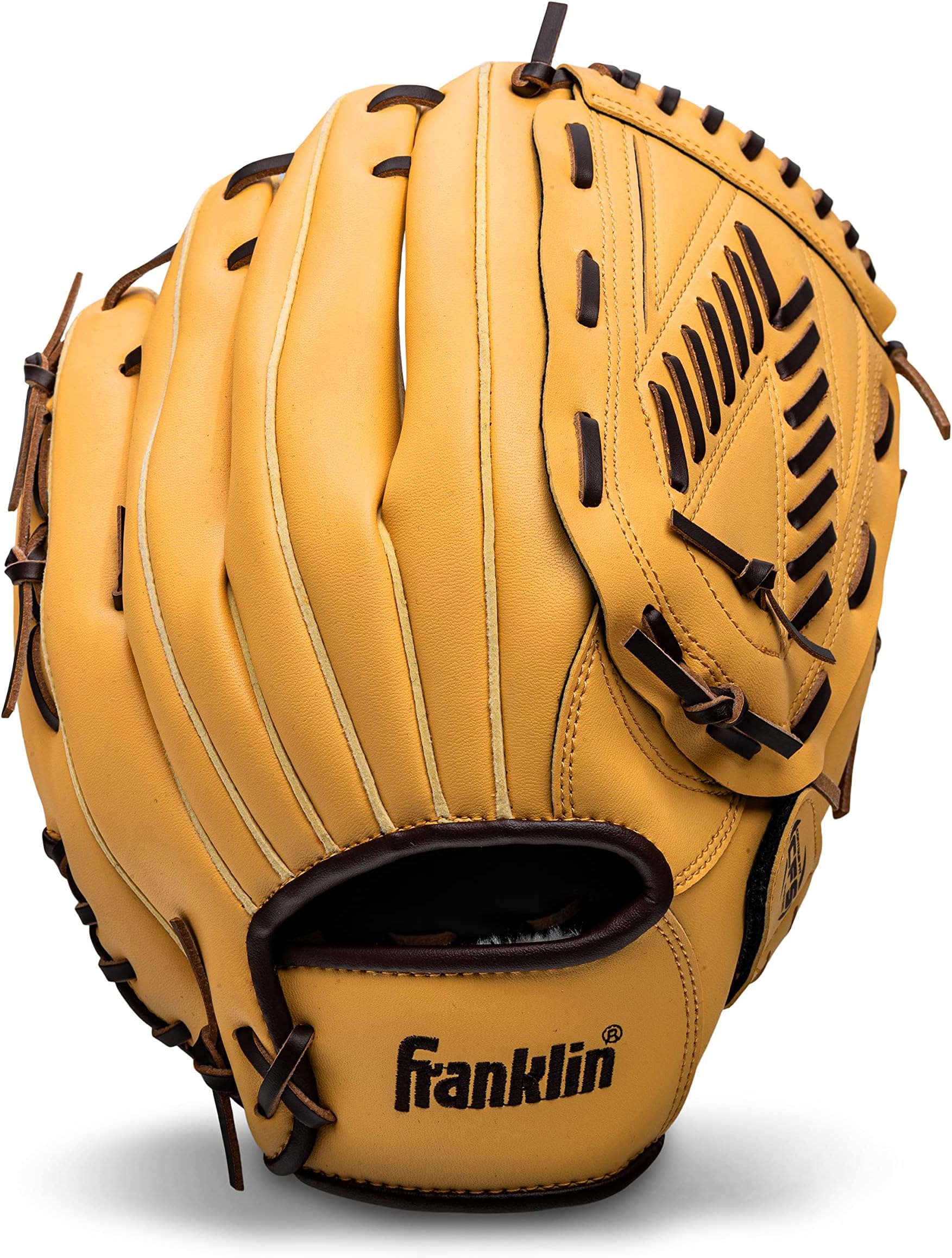Franklin Sports Fieldmaster Adult+Youth Baseball Softball Gloves, Baseball Gloves for Men + Women Infield + Outfield Mitt