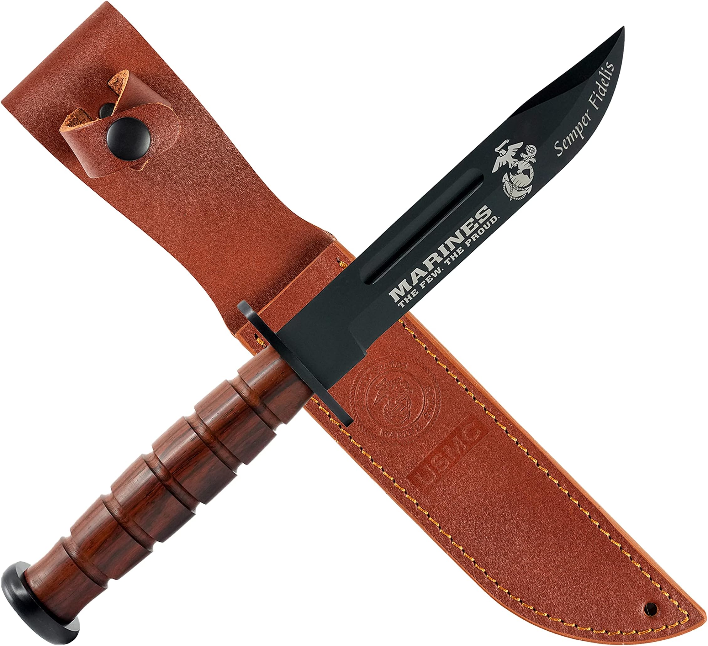 USMC Full Size Marine Corps USMC Fighting Knife | Disabled Veteran Owned SMALL Business | USMC Large Fignting Knife