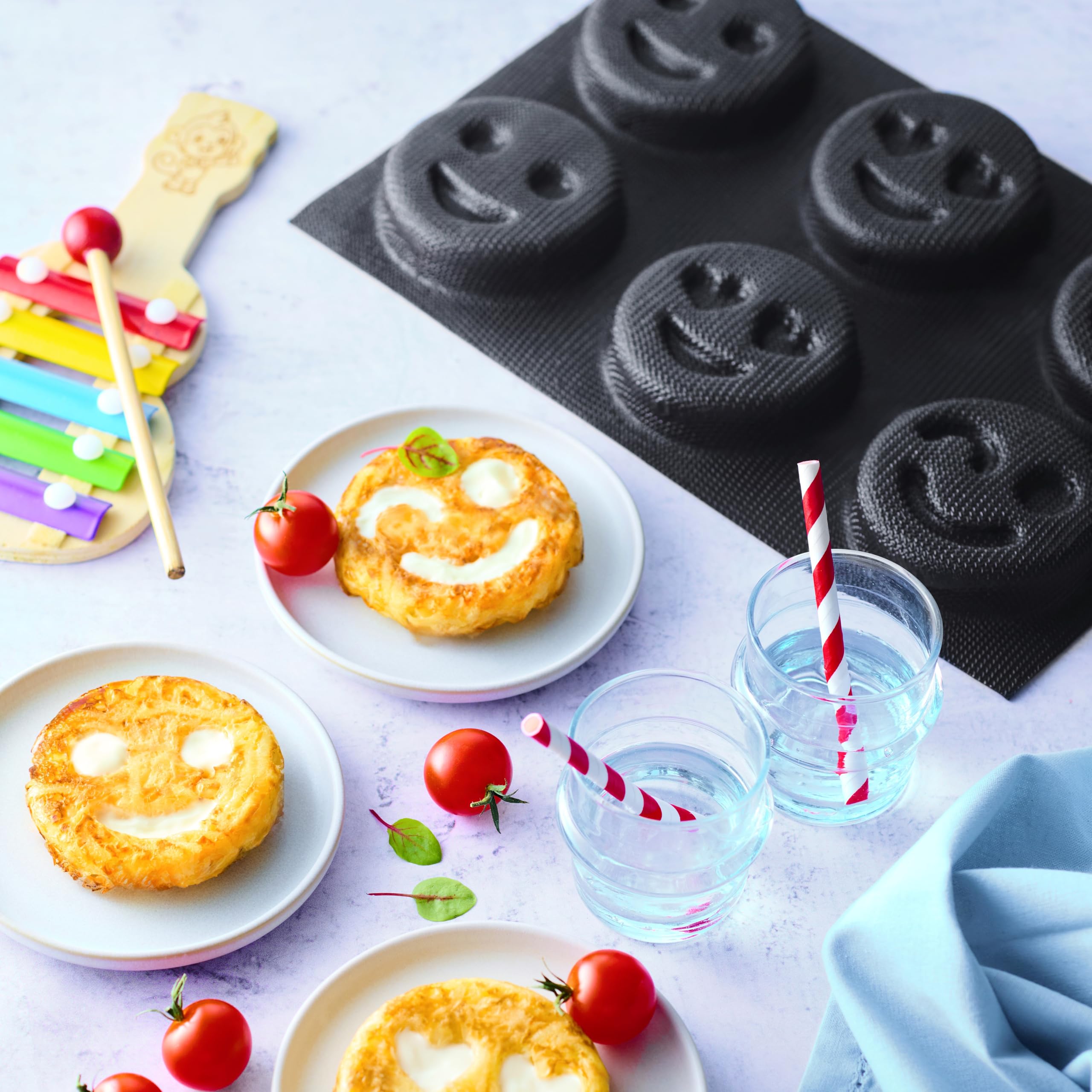 Silpat Flexipan Stampo Per Rotolo Svizzero Francese | Teglia Antiaderente In Silicone Per Torte Bento E Salati | Resistente Da -40°C A +240°C - 2