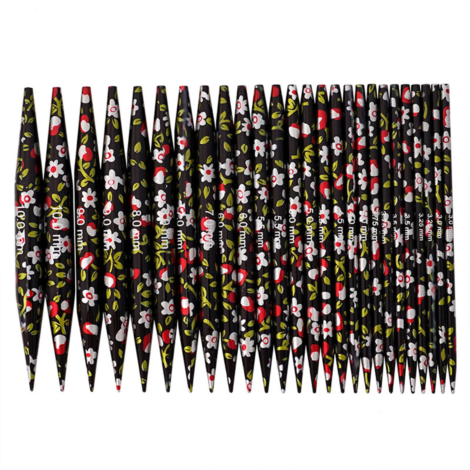 Rundstricknadel Set mit Etui und Zubehör, Größe von 3 mm bis 10 mm, Zubehör für Rundstricknadeln, Rundstricknadel Set