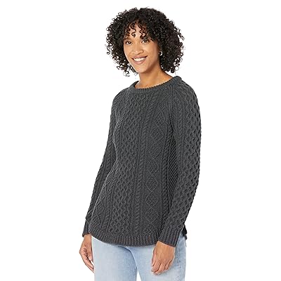 L.L.Bean Signature Cotton Fisherman Tunic Sweater Women