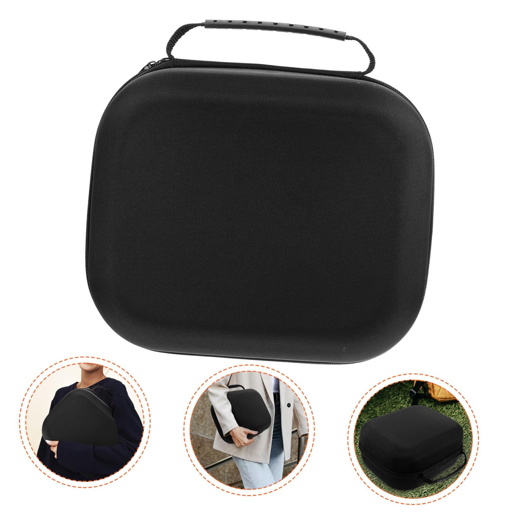 Custodia Rigida Portaocchiali Vr in Eva Resistente Cerniera Borsa Portaoggetti da Viaggio Compatta per Visori e Accessori Vr Custodia Protettiva Leggera