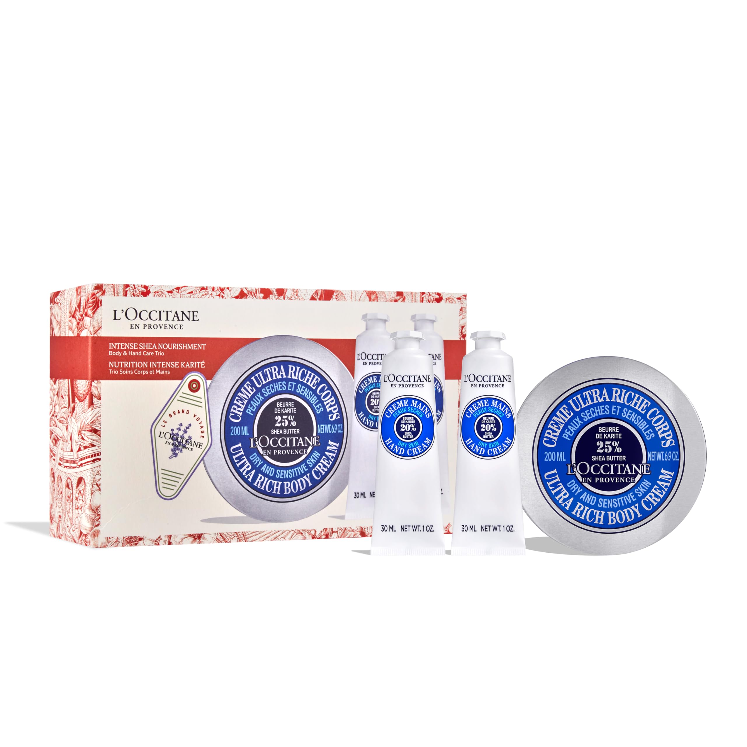 L'OCCITANE Nourishing Body & Hand Care Trio Holiday Gift Set