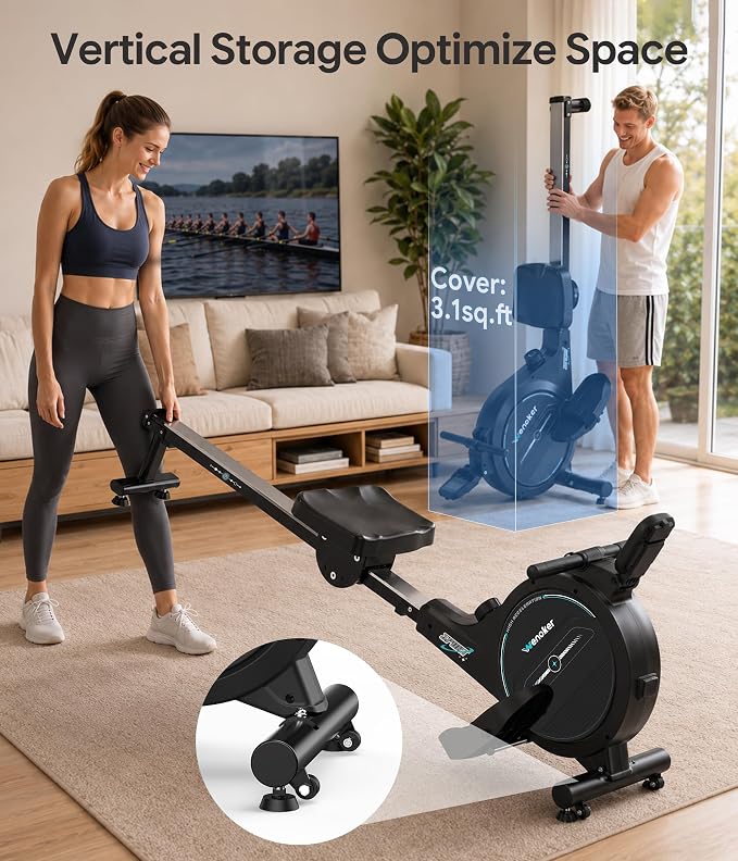 Máquina de remo Wenoker con resistencia magnética miniatura 8