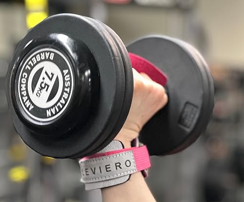 Miniatura 5 de Woddies - Puños de gimnasia para crossfit, dominadas, levantamiento de pesas, cuero suave, ajuste cómodo, agarre WOD duradero para adultos