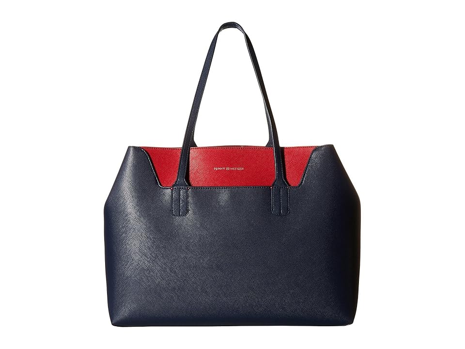 

Tommy Hilfiger Adamaria Tote (Navy/Multi) Tote Handbags