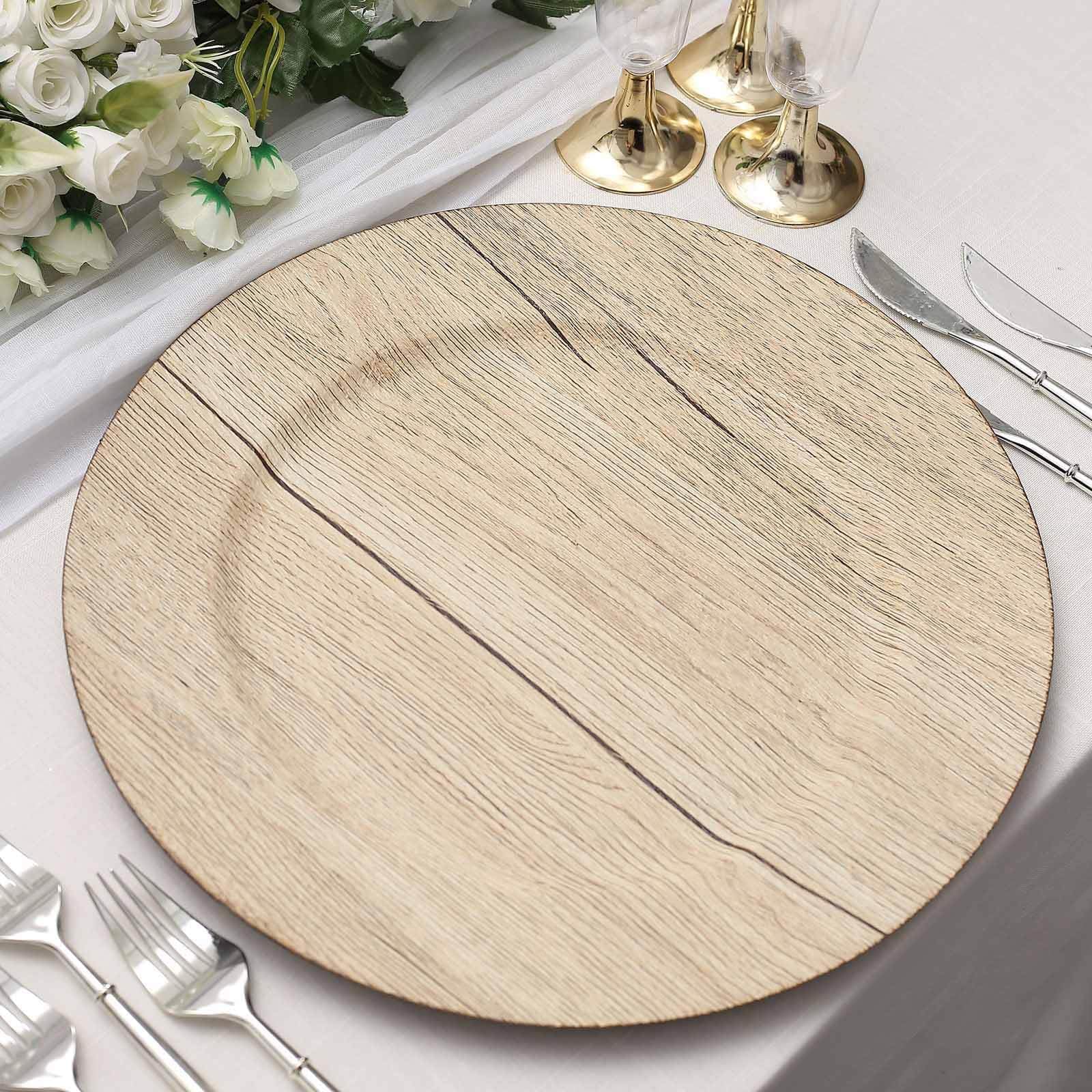 Amazon.com | Balsa Circle 6 Rustic White 13 in Wooden Round Acrylic ...