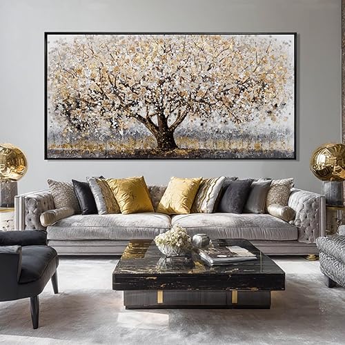 Miniatura 7 de Arte de pared enmarcado marrón y blanco, impresiones florales para decoración de pared botánica, carteles de pared de naturaleza, 24 x 48 pulgadas,